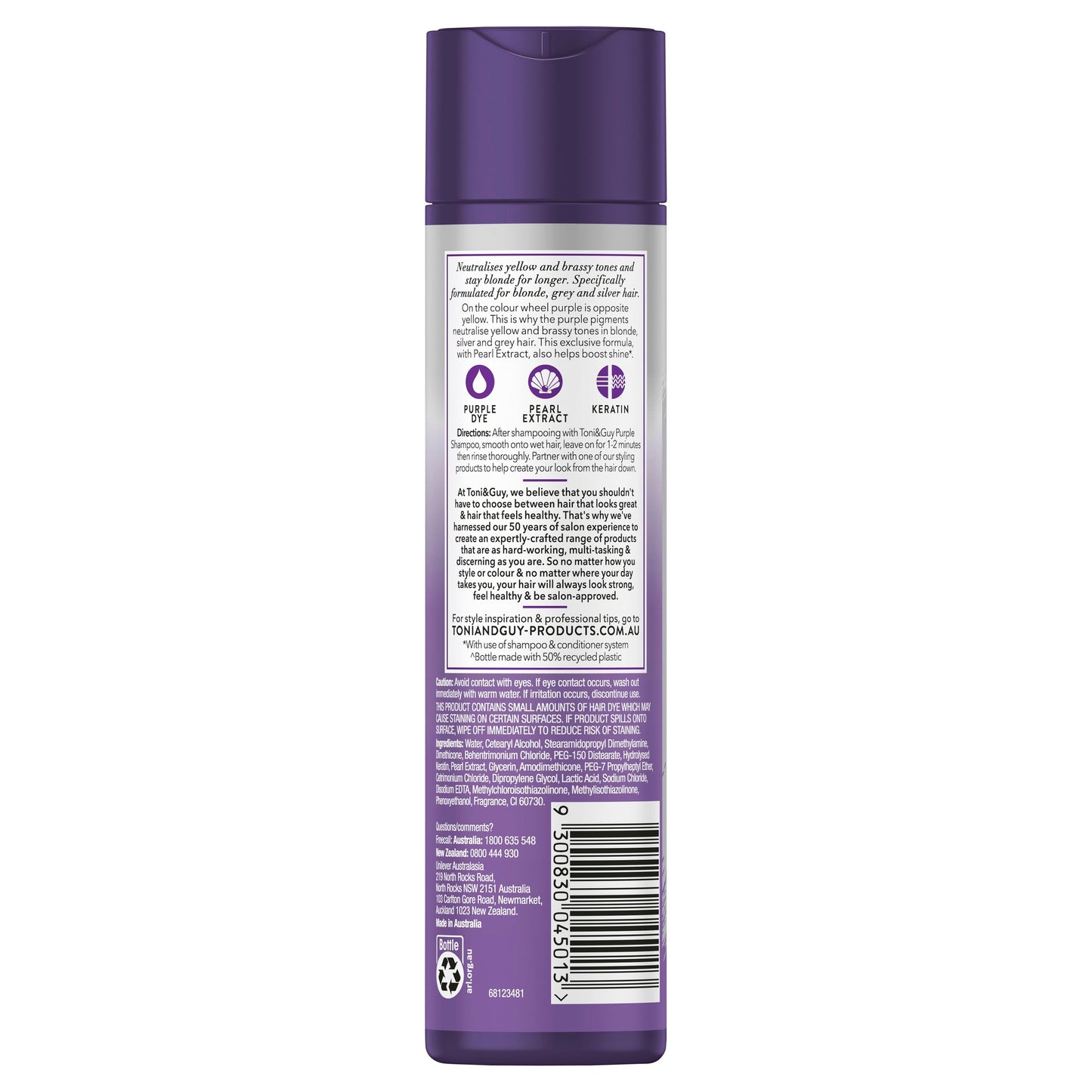 Toni & Guy Purple Conditioner 250ml - Cutprice Online