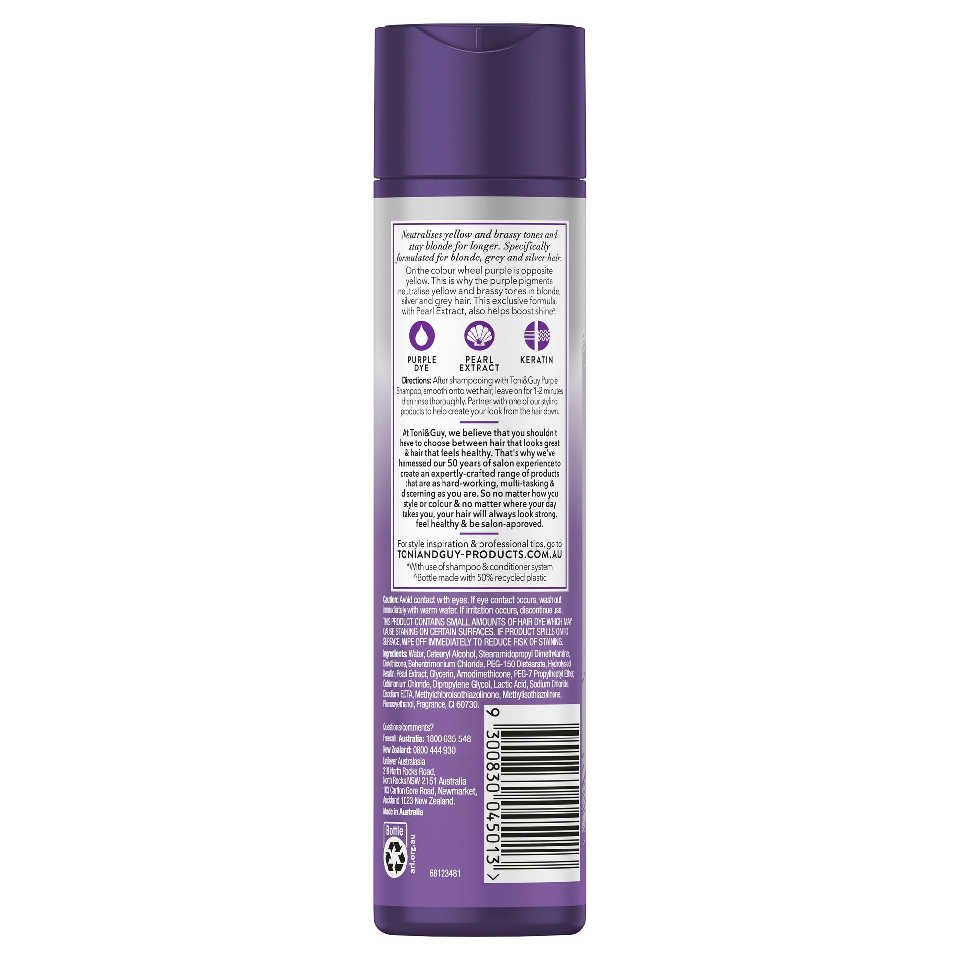 Toni & Guy Purple Conditioner 250ml - Cutprice Online