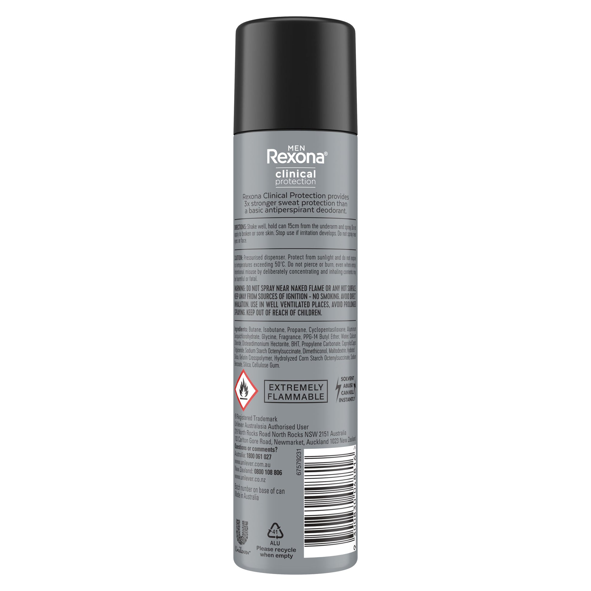 Rexona for Men Clinical Protection Antiperspirant Sport 180ml - Cutprice Online