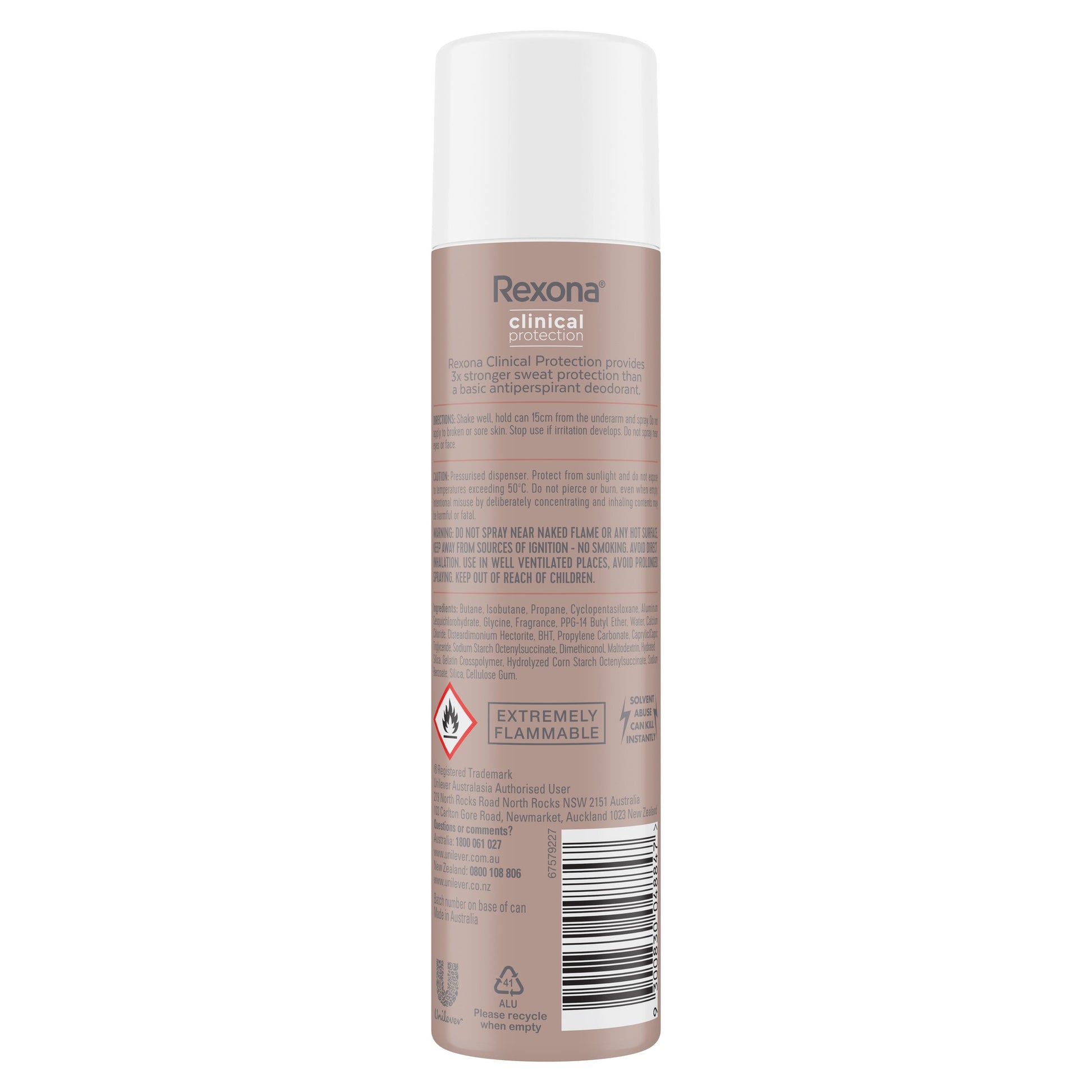 Rexona for Women Clinical Protection Antiperspirant Summer 180ml - Cutprice Online