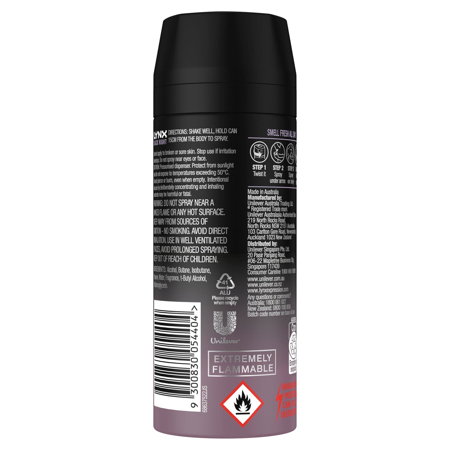Lynx Black Antiperspirant Deodorant 165ml - Cutprice Online