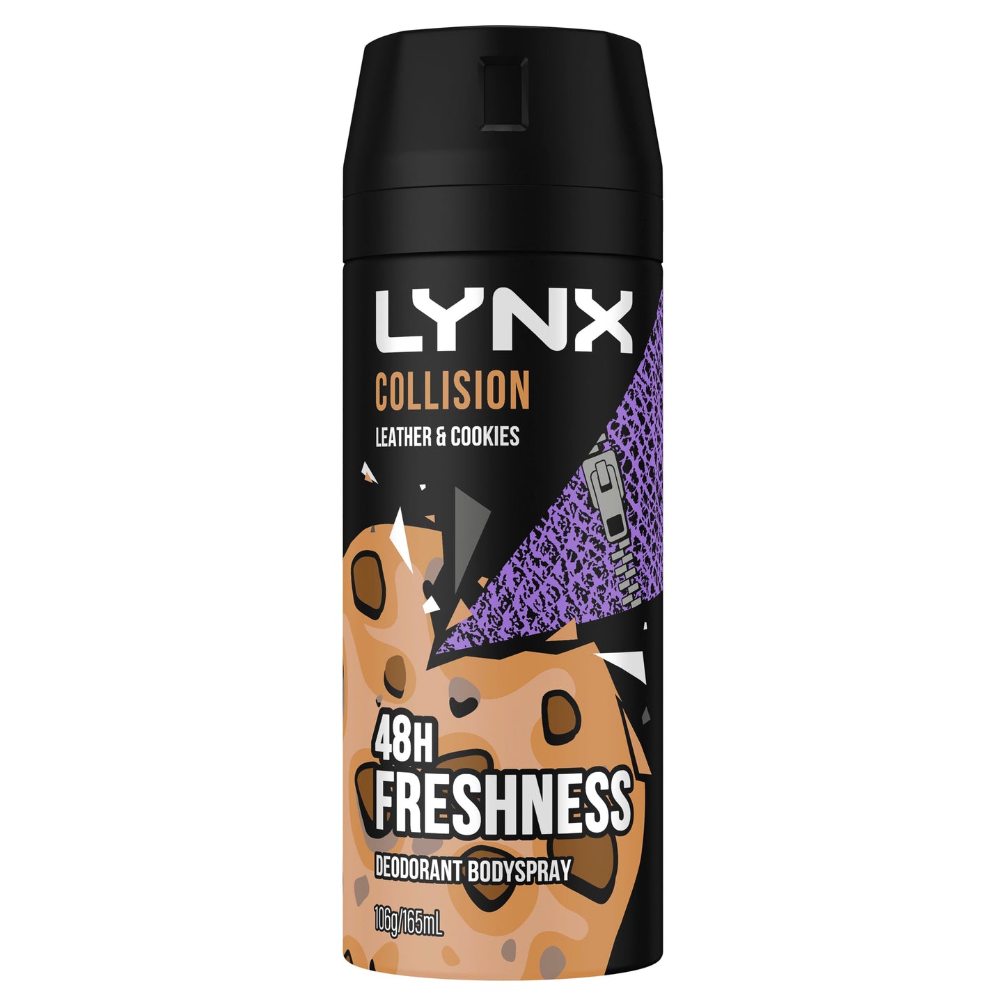 Lynx Deodorant Collision Leather + Cookies 165ml - Cutprice Online
