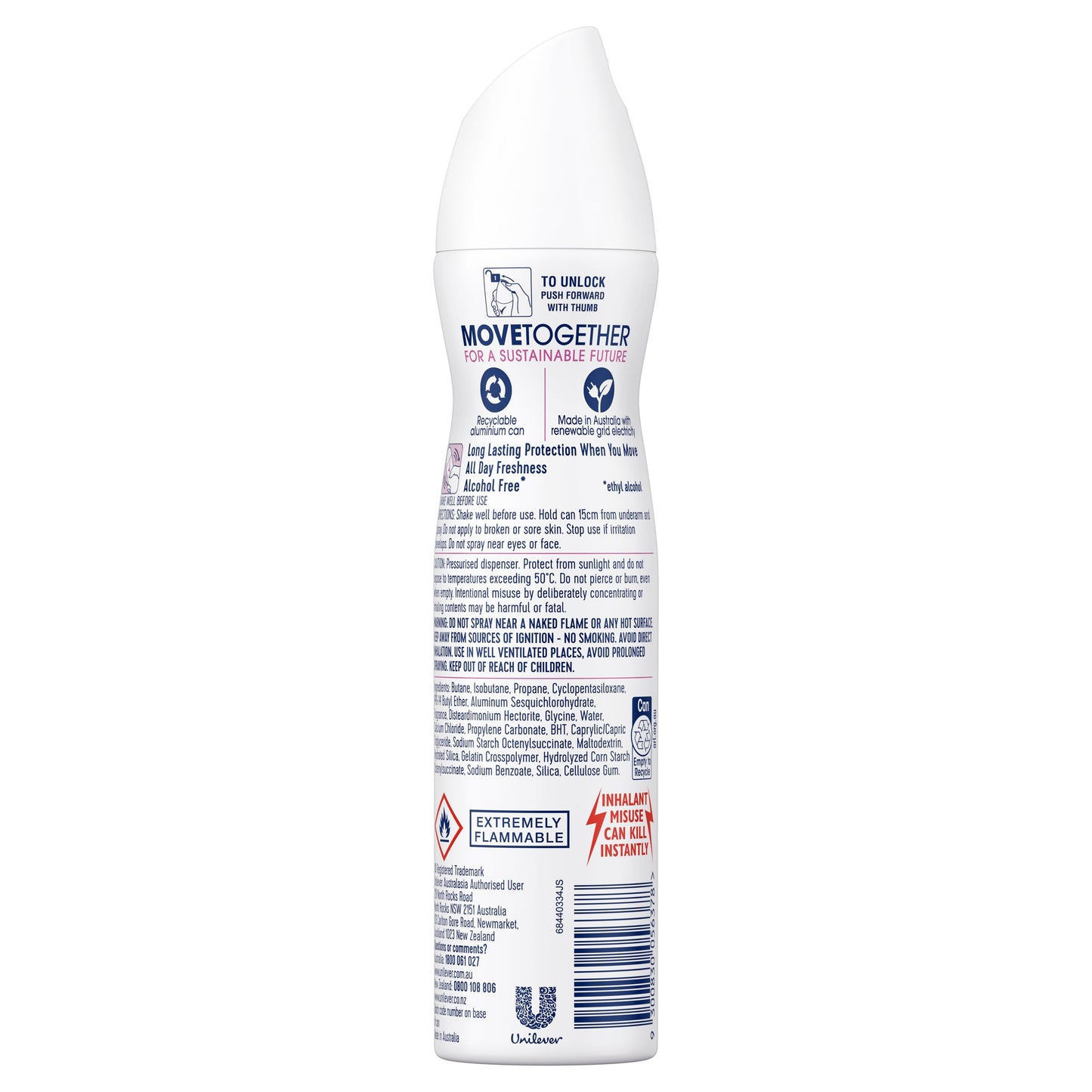 Rexona for Women Antiperspirant Advanced Invisible Pure 220ml - Cutprice Online