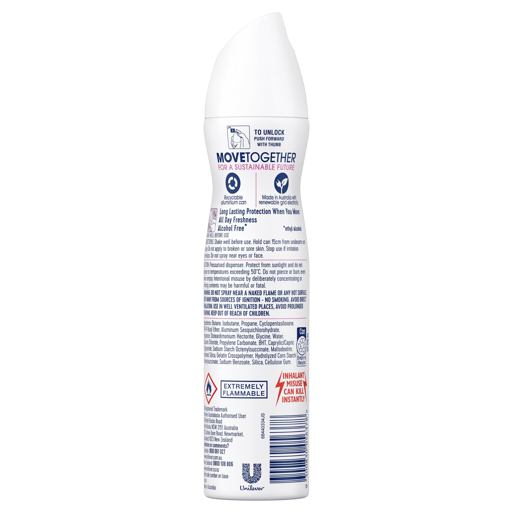 Rexona for Women Antiperspirant Advanced Invisible Pure 220ml - Cutprice Online