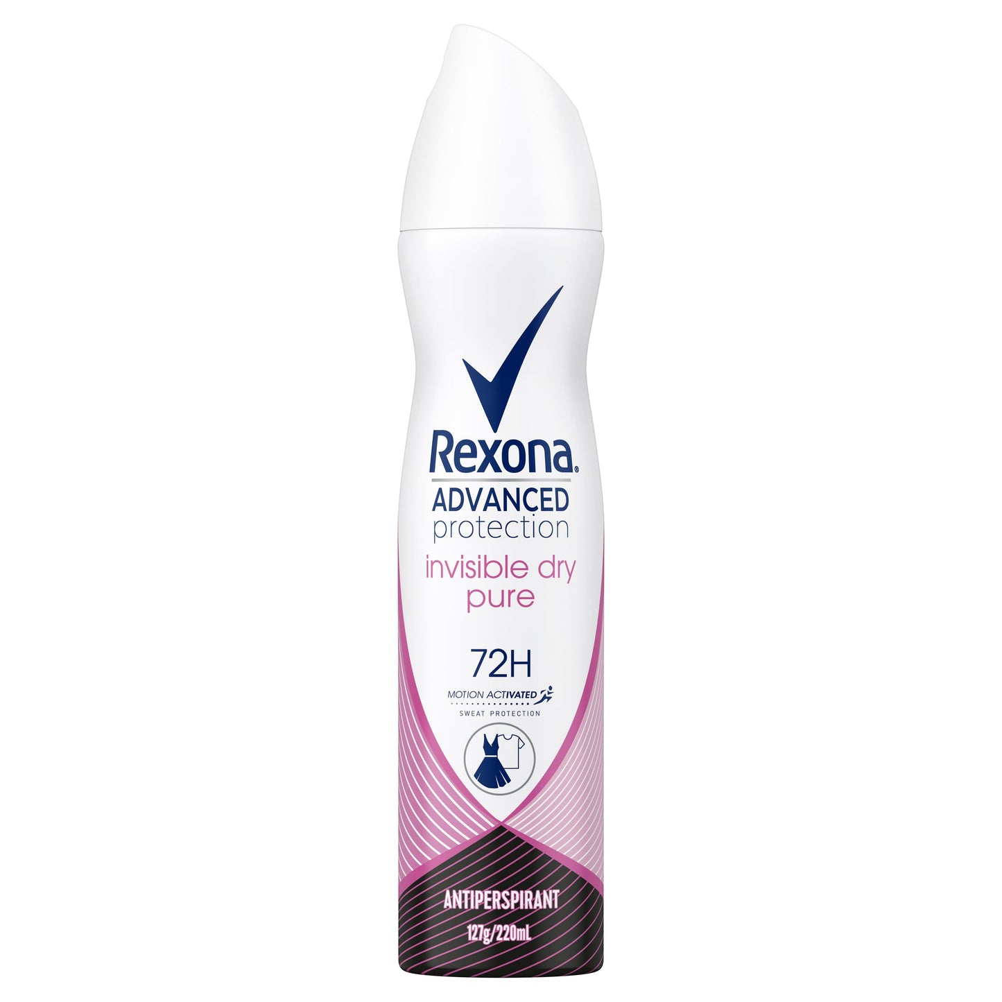 Rexona for Women Antiperspirant Advanced Invisible Pure 220ml - Cutprice Online