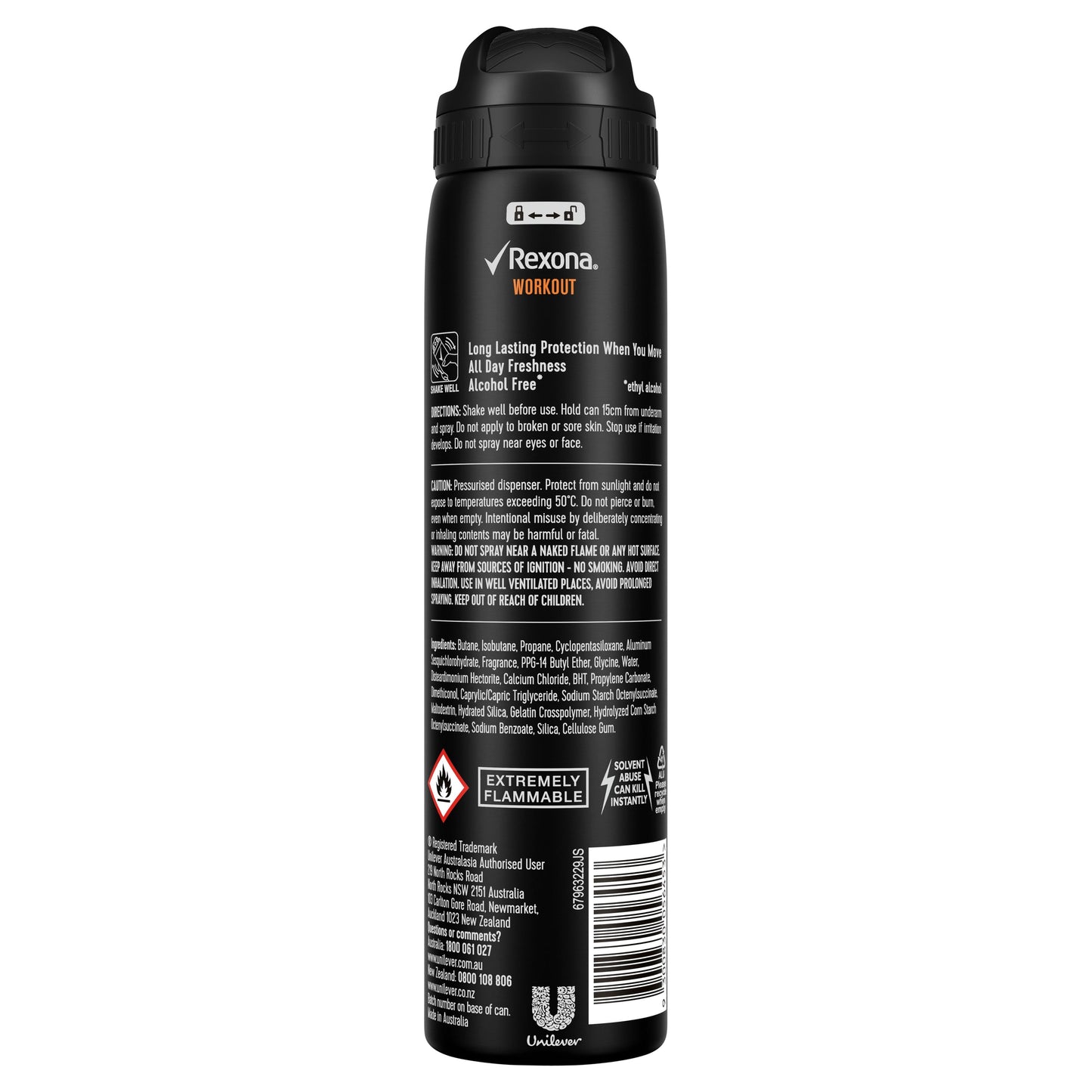 Rexona for Men Antiperspirant Advanced Workout 220ml - Cutprice Online