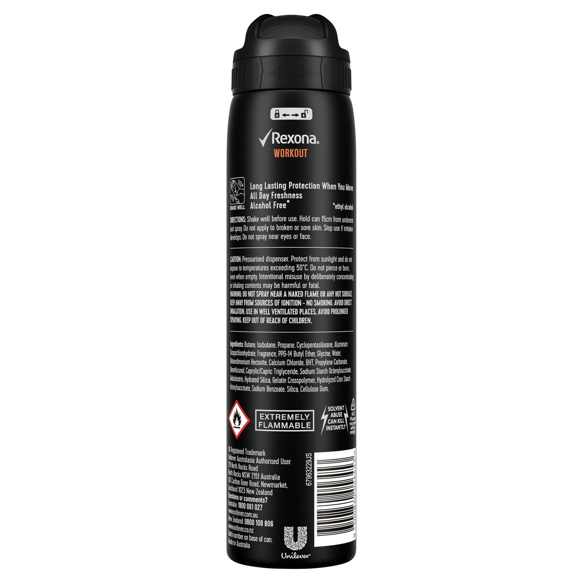 Rexona for Men Antiperspirant Advanced Workout 220ml - Cutprice Online