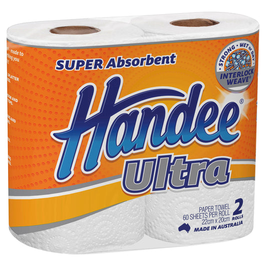 Handee Ultra Towel White 2PK - Cutprice Online
