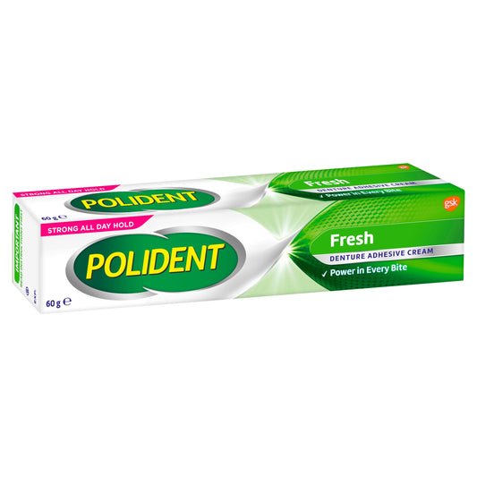 Polident Denture Adhesive Cream Fresh Mint 60g - Cutprice Online