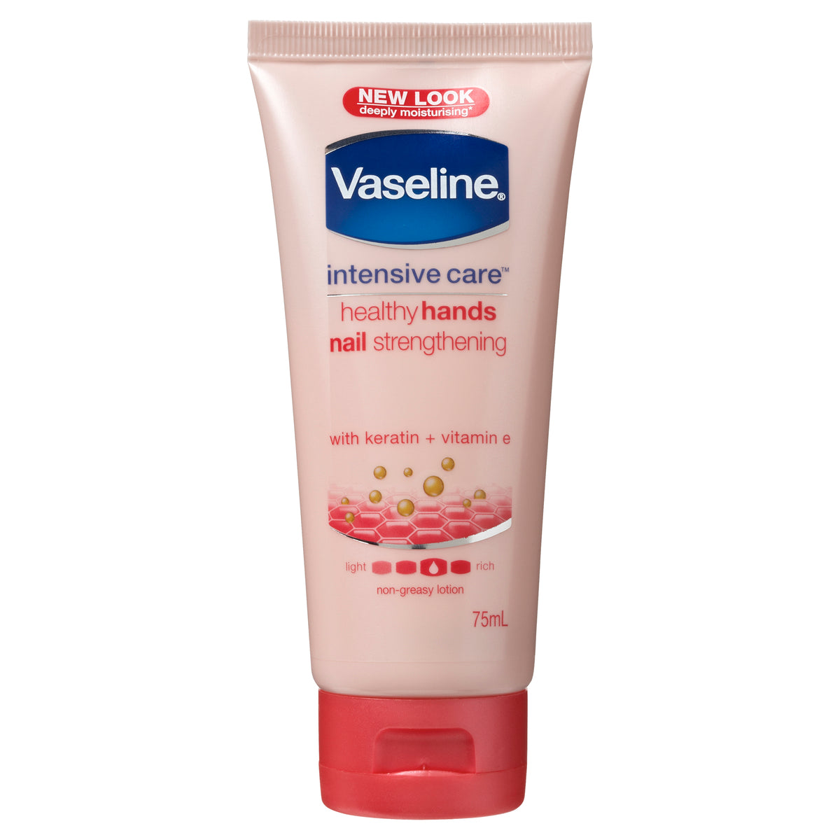 Vaseline Intensive Care Hand Cream Healthy Hands Stronger Nails 75ml - Cutprice Online
