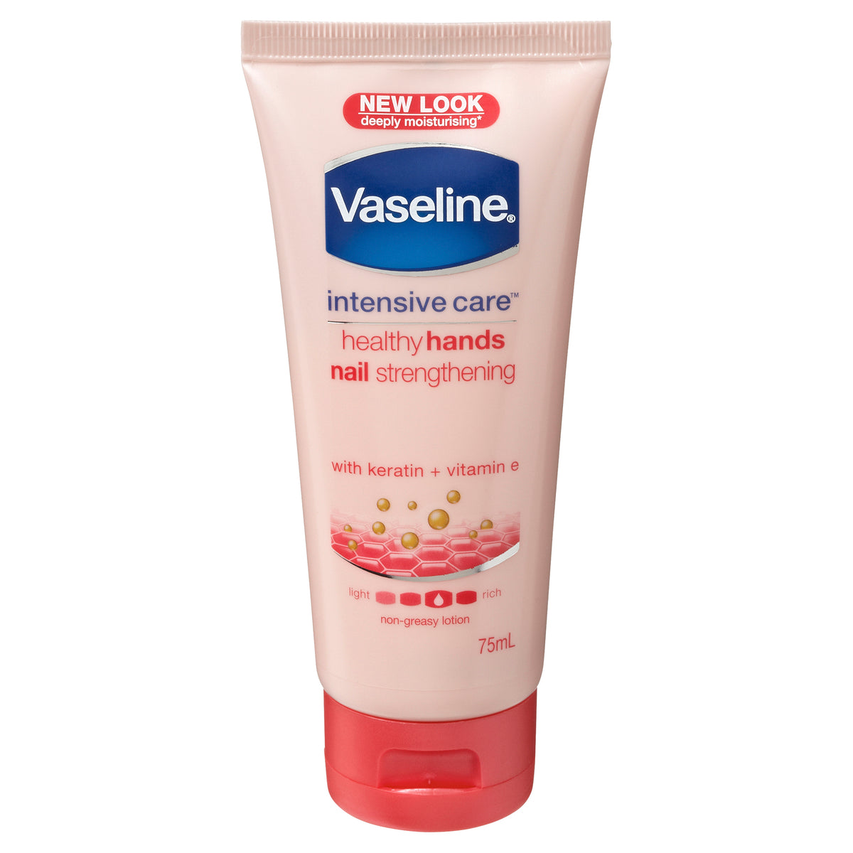 Vaseline Intensive Care Hand Cream Healthy Hands Stronger Nails 75ml - Cutprice Online