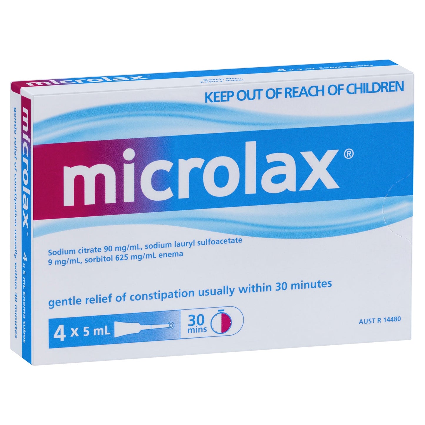 Microlax Enemas 5mL Pack 4 - Cutprice Online