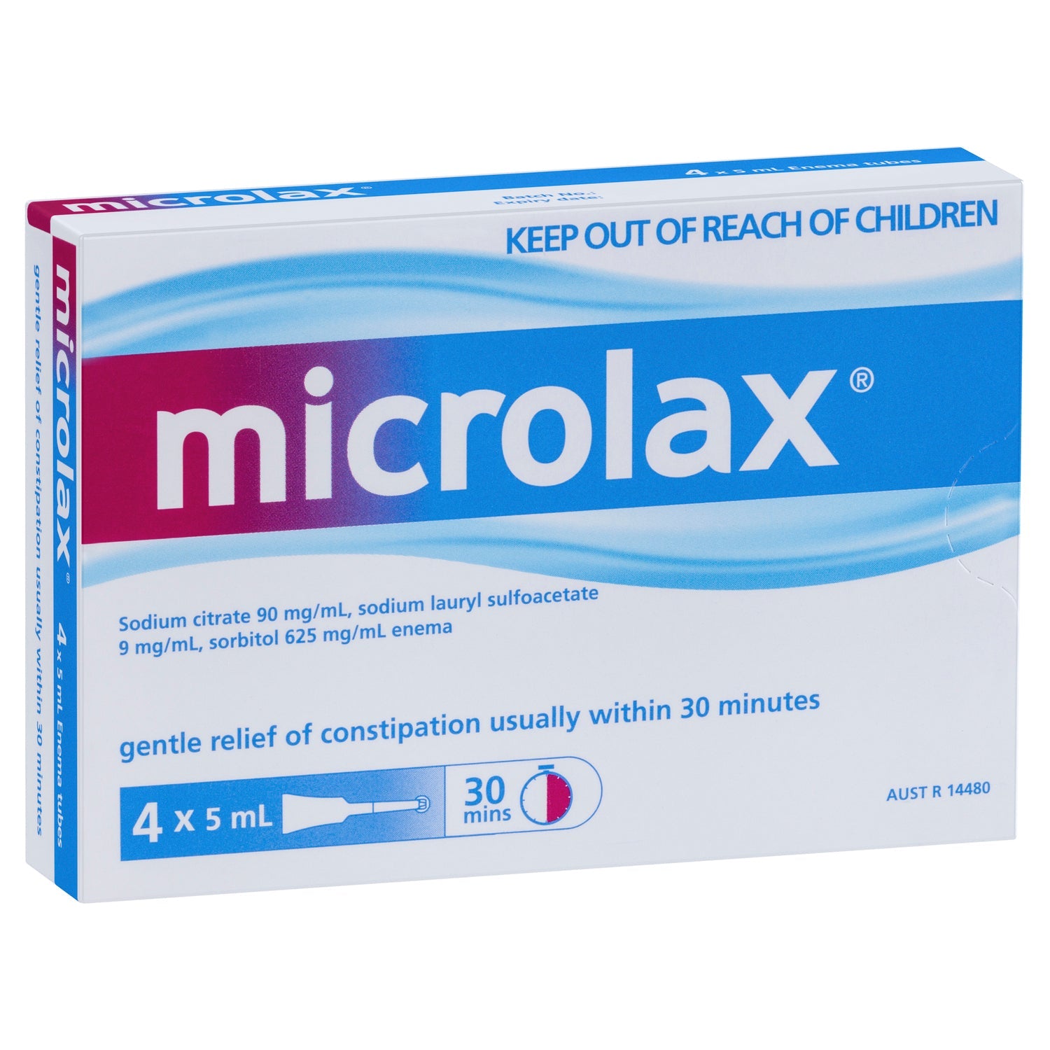 Microlax Enemas 5mL Pack 4 - Cutprice Online