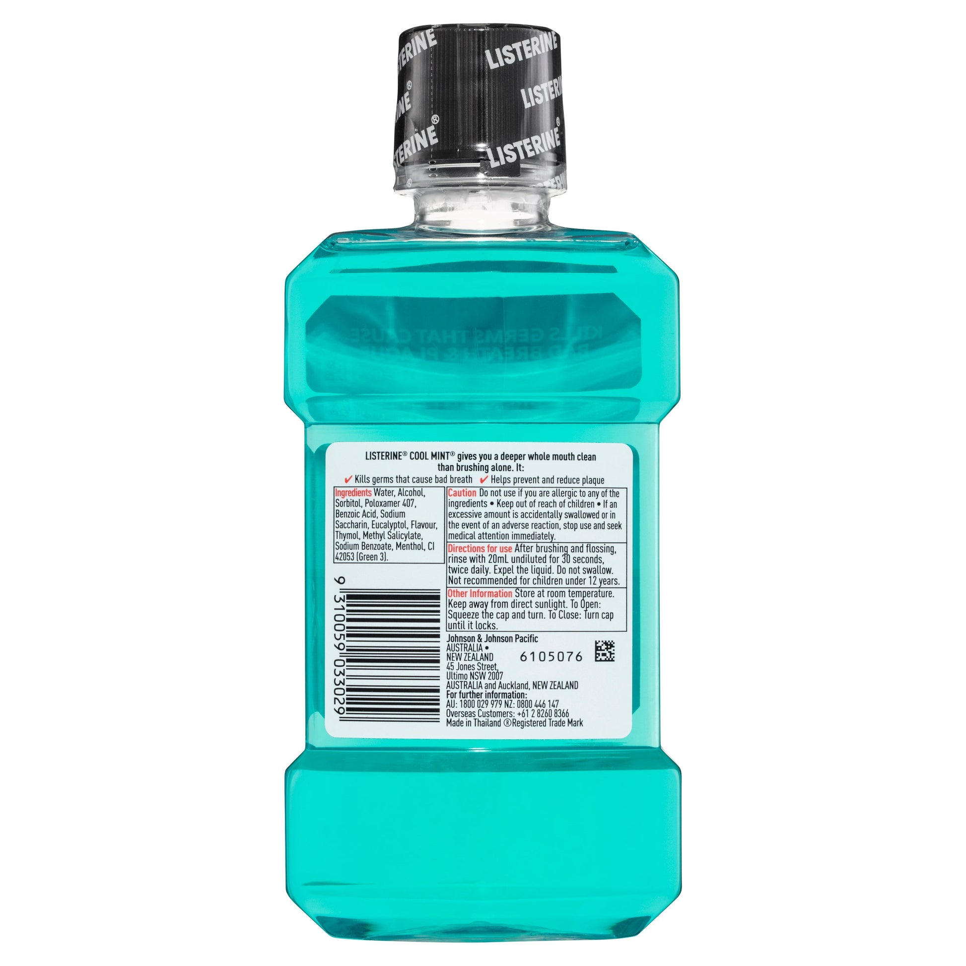 Listerine Cool Mint Mouthwash 250mL - Cutprice Online