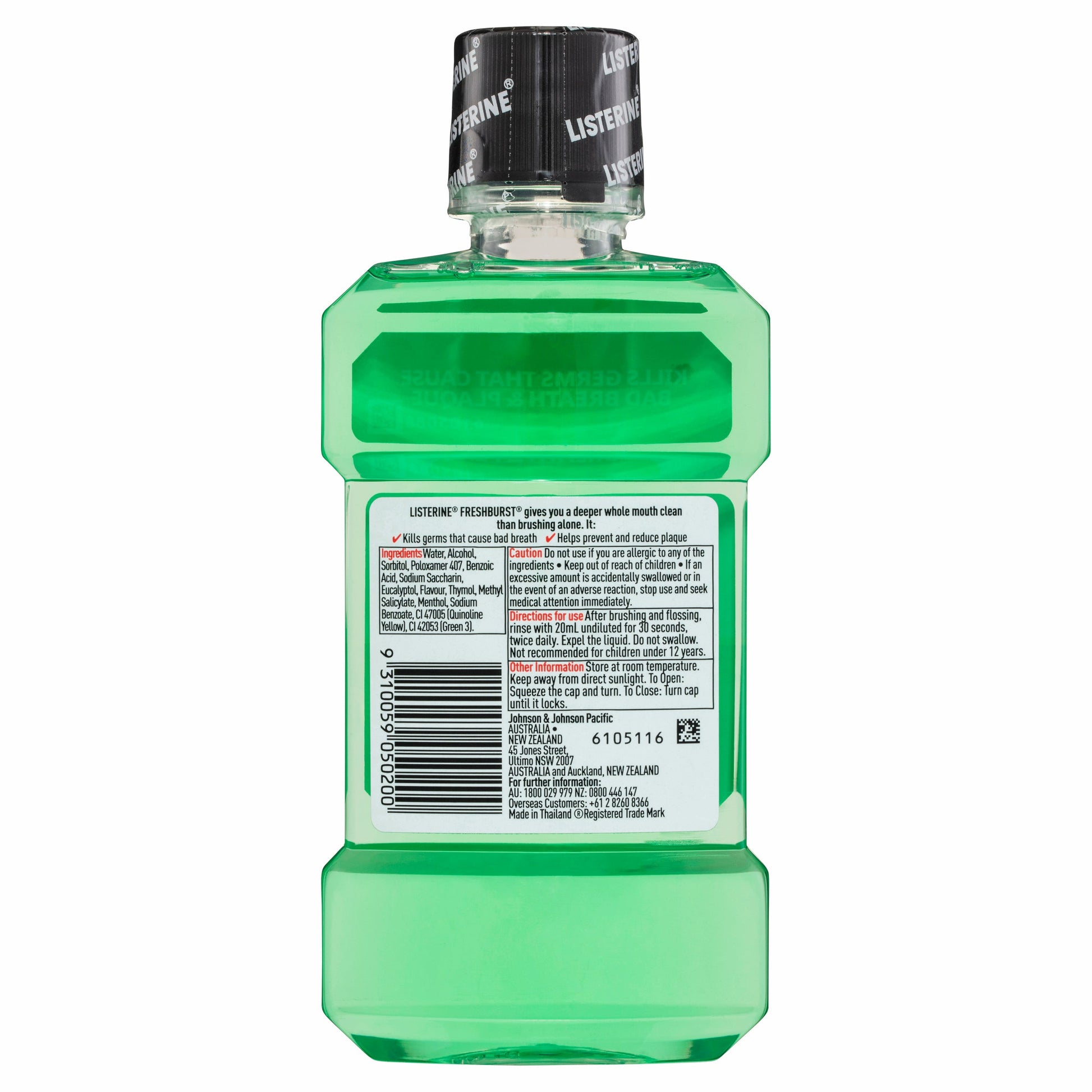 Listerine Fresh Burst Mouthwash 250mL - Cutprice Online
