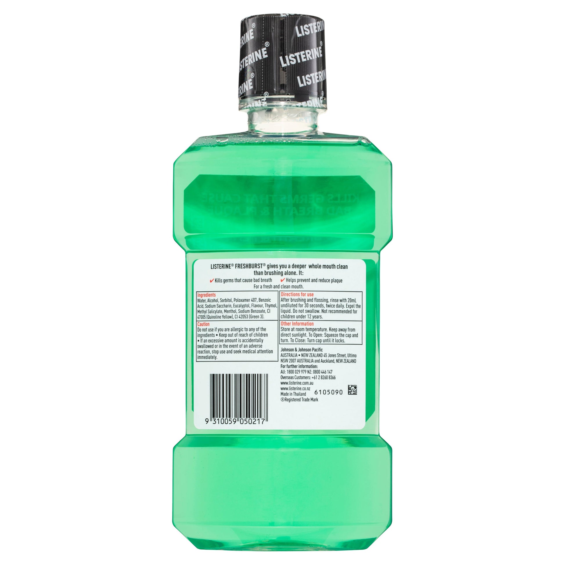 LISTERINE FreshBurst Antiseptic Mouthwash 500mL - Cutprice Online