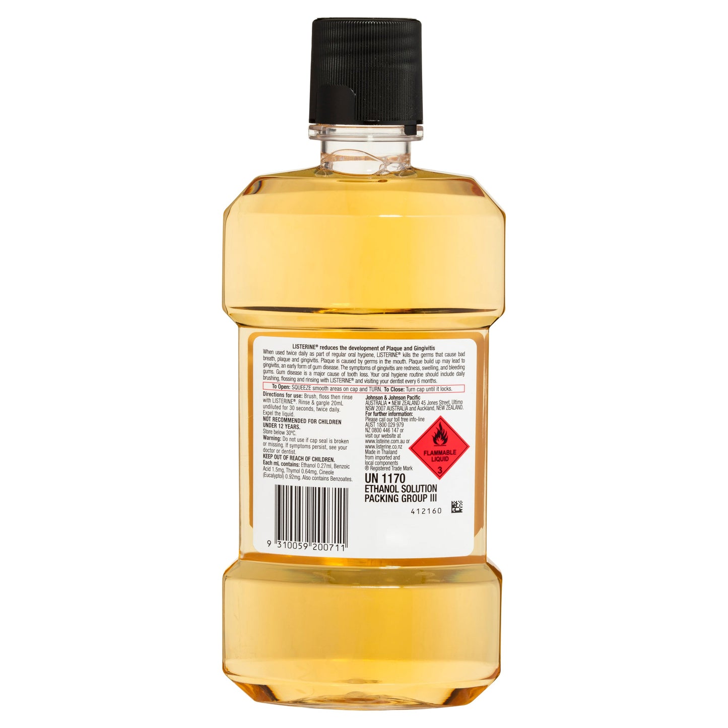 Listerine Antiseptic Gold Mouthwash 500ml - Cutprice Online