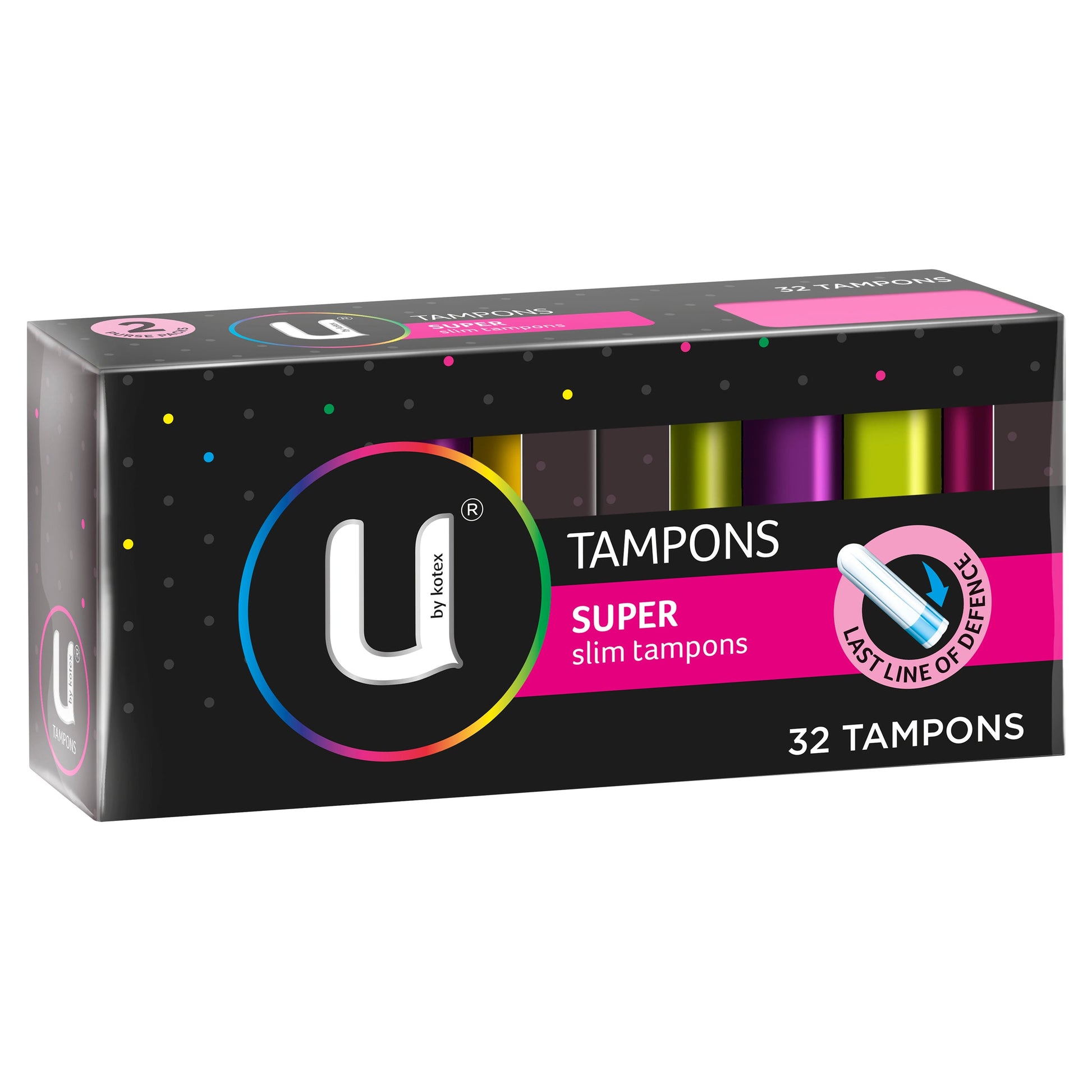 U by Kotex Slim Tampons Super 32 Pack - Cutprice Online