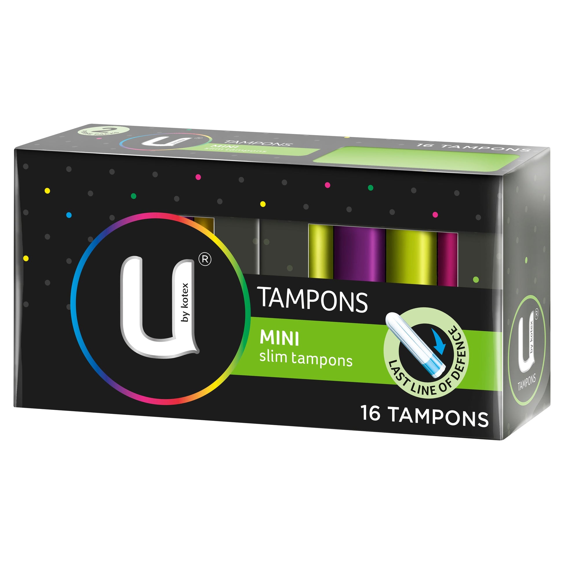 U by Kotex Slim Tampons Mini 16 Pack - Cutprice Online