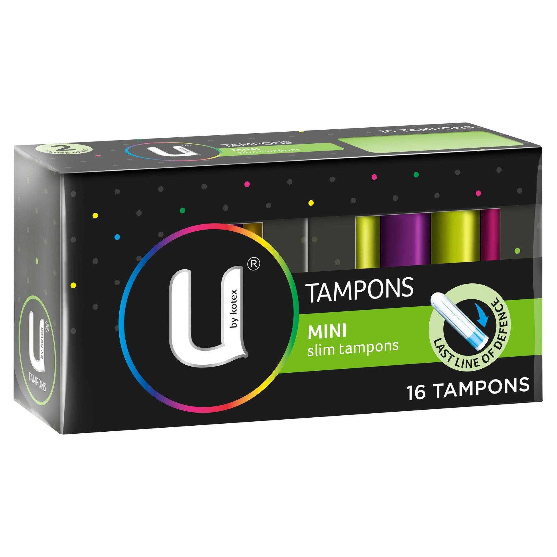 U by Kotex Slim Tampons Mini 16 Pack - Cutprice Online