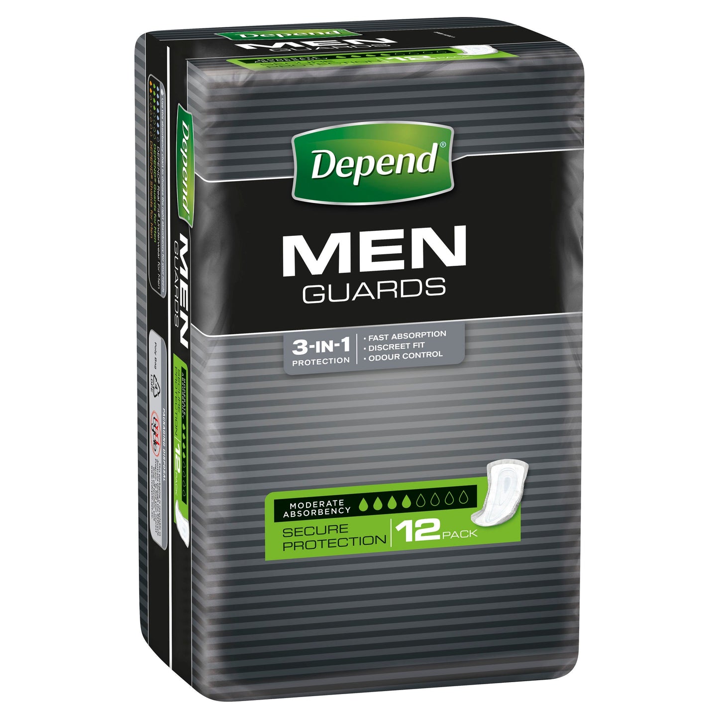 DEPEND MEN GUARDS 12PK - Cutprice Online