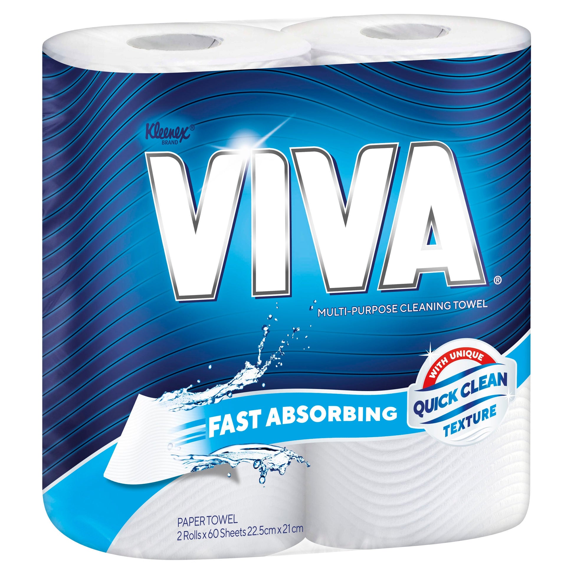Kleenex Viva White Paper Towel 2 Pack - Cutprice Online