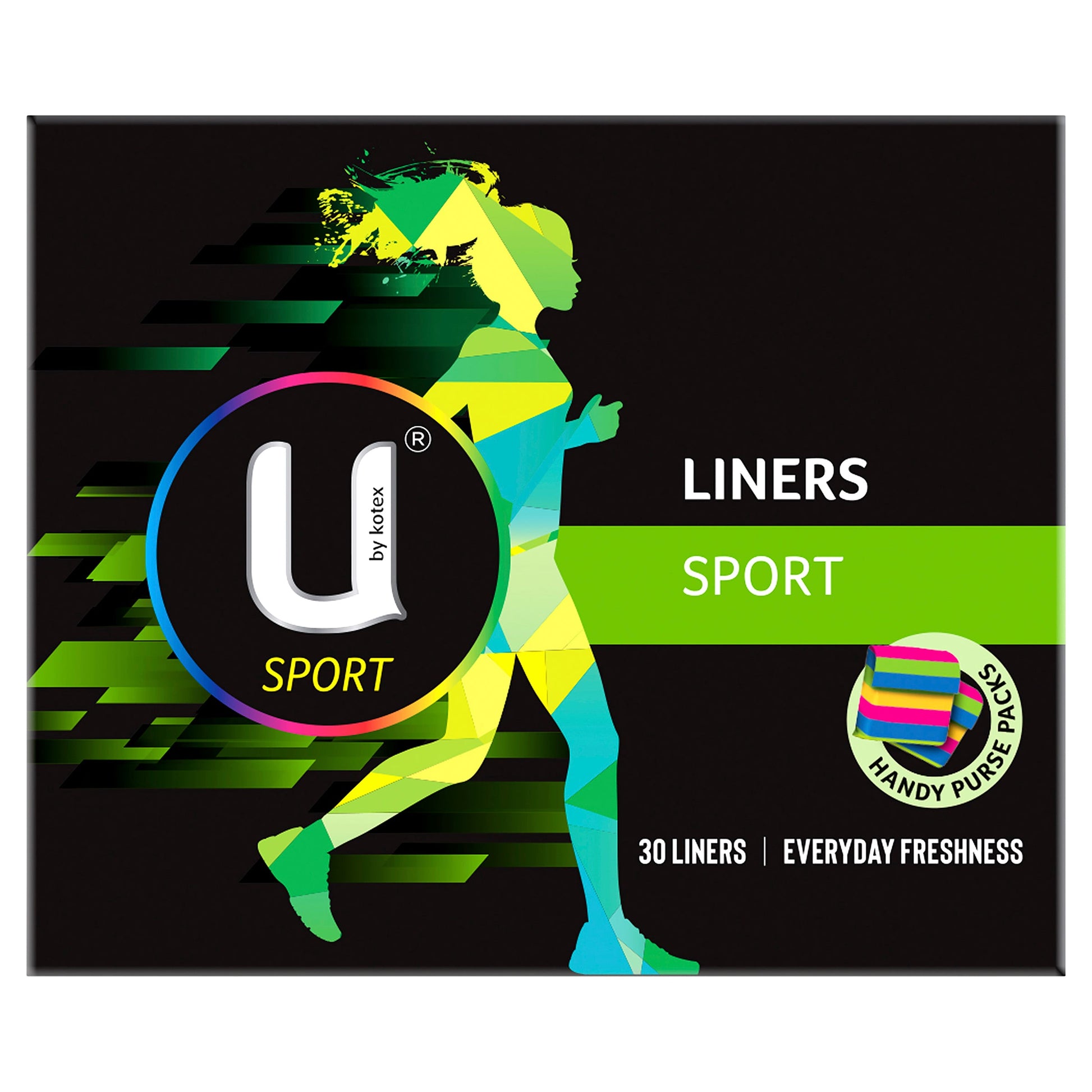 U by Kotex Sport Liners 30 Pack - Cutprice Online