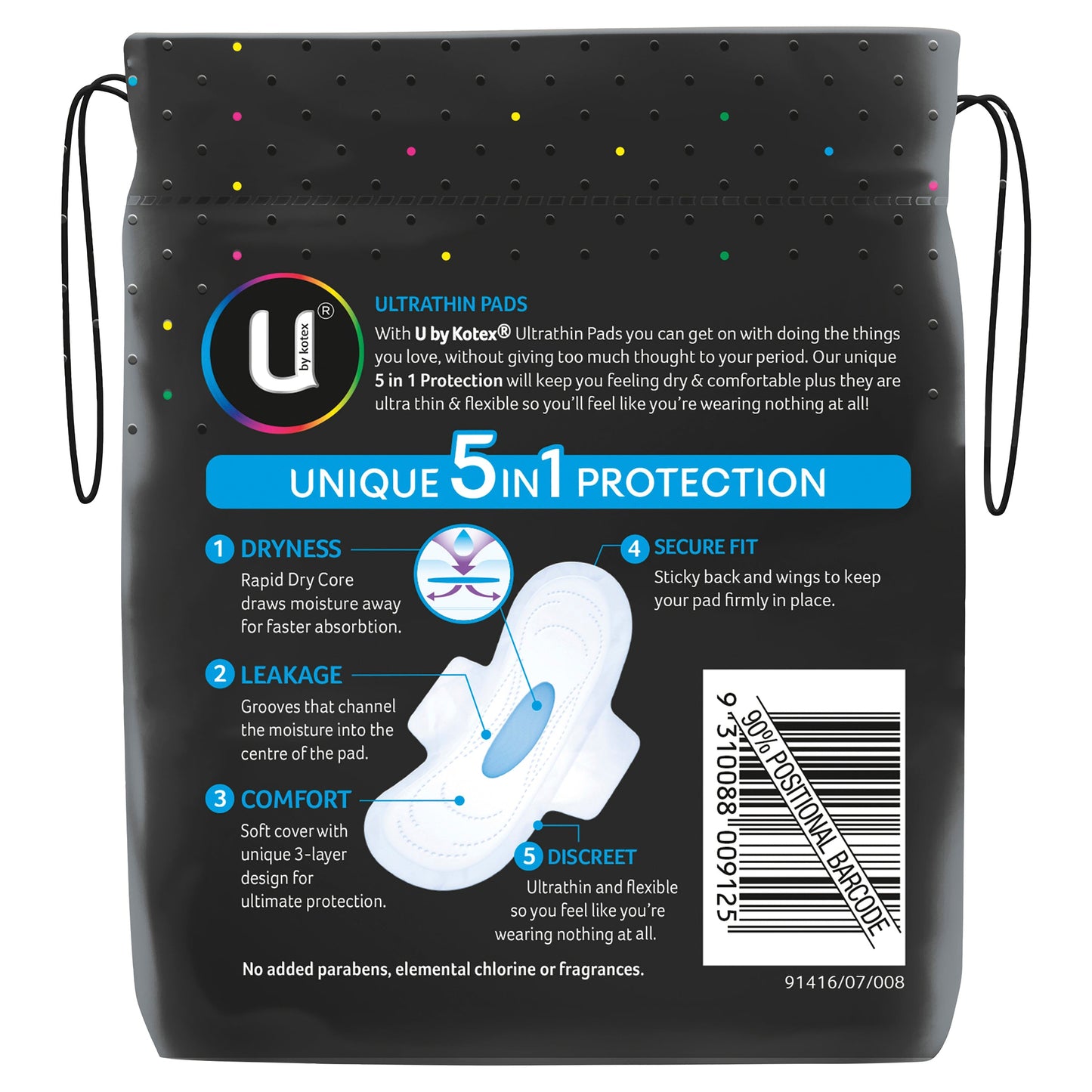 U By Kotex Ultrathins Pads Regular 14 - Cutprice Online