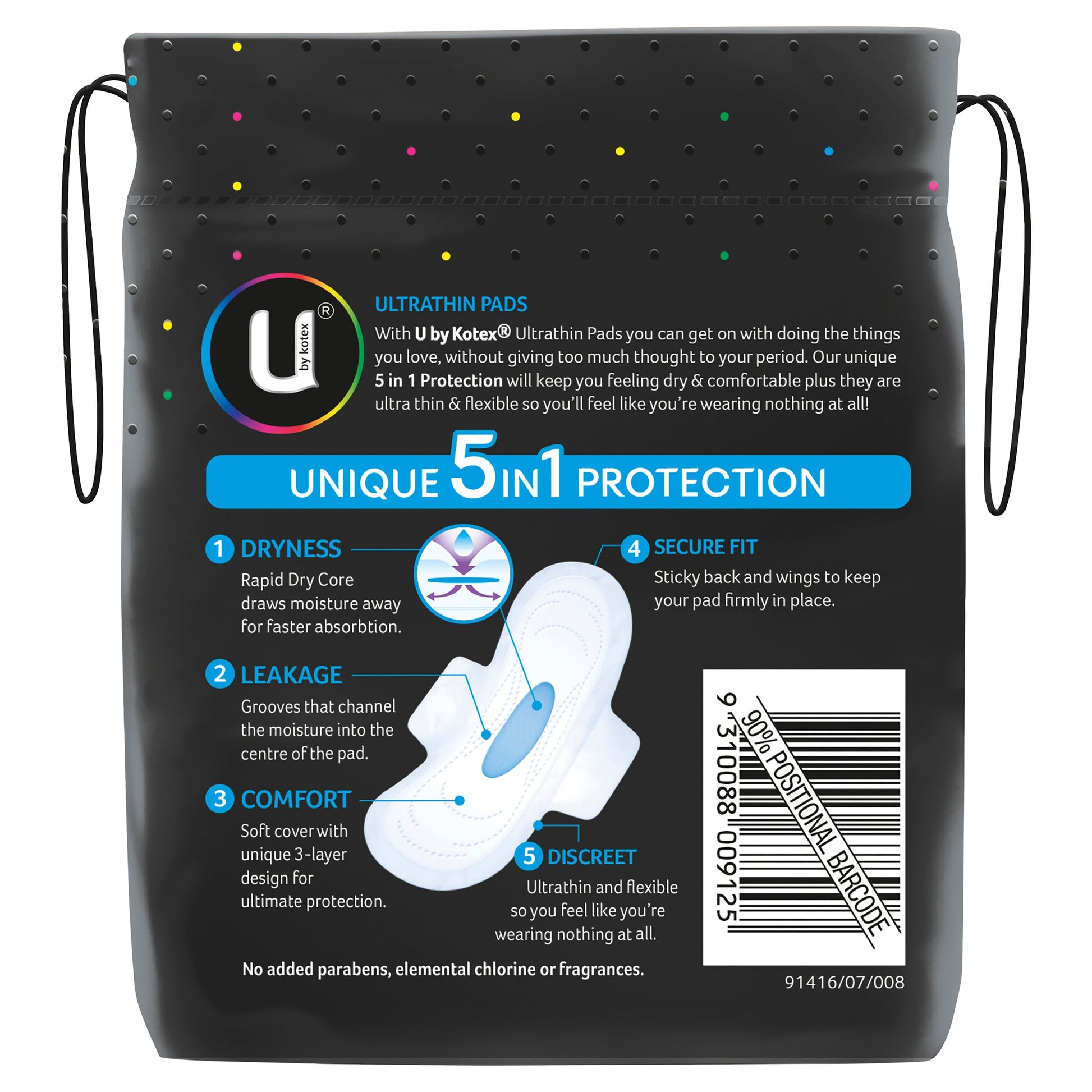 U By Kotex Ultrathins Pads Regular 14 - Cutprice Online