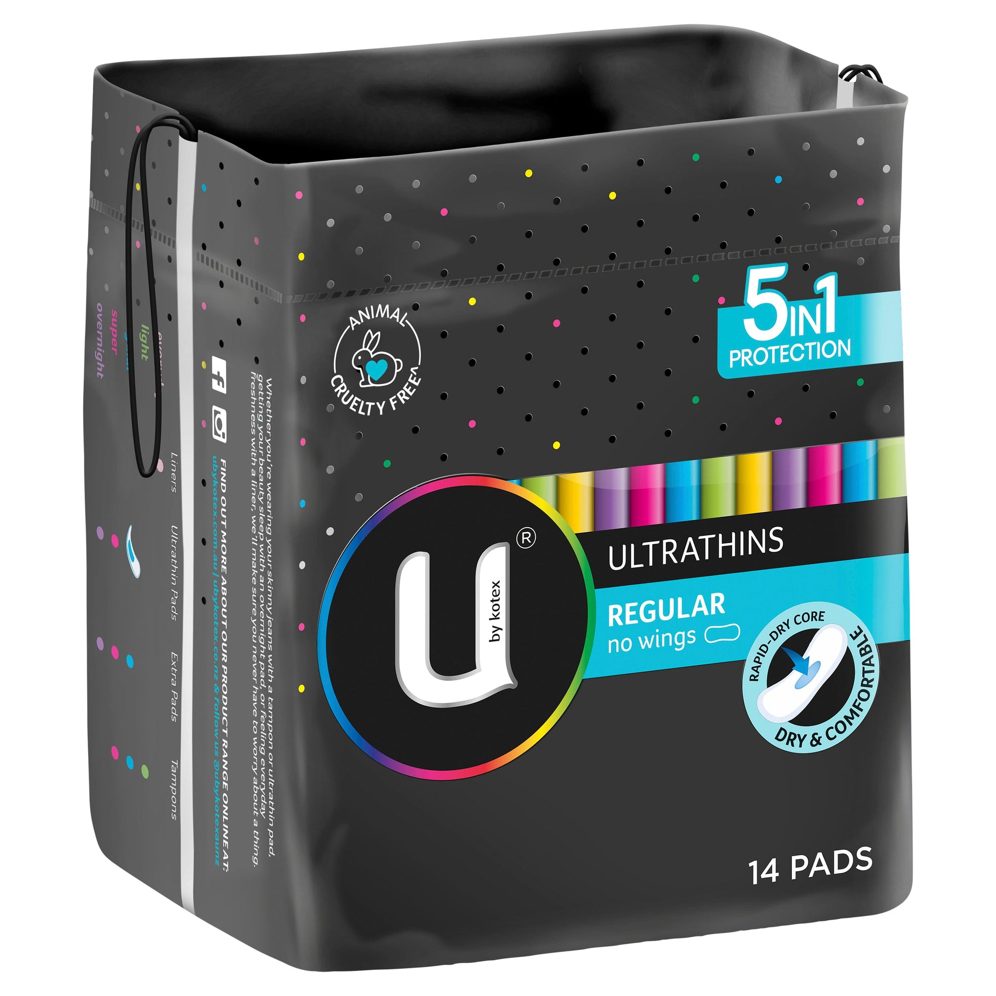U By Kotex Ultrathins Pads Regular 14 - Cutprice Online