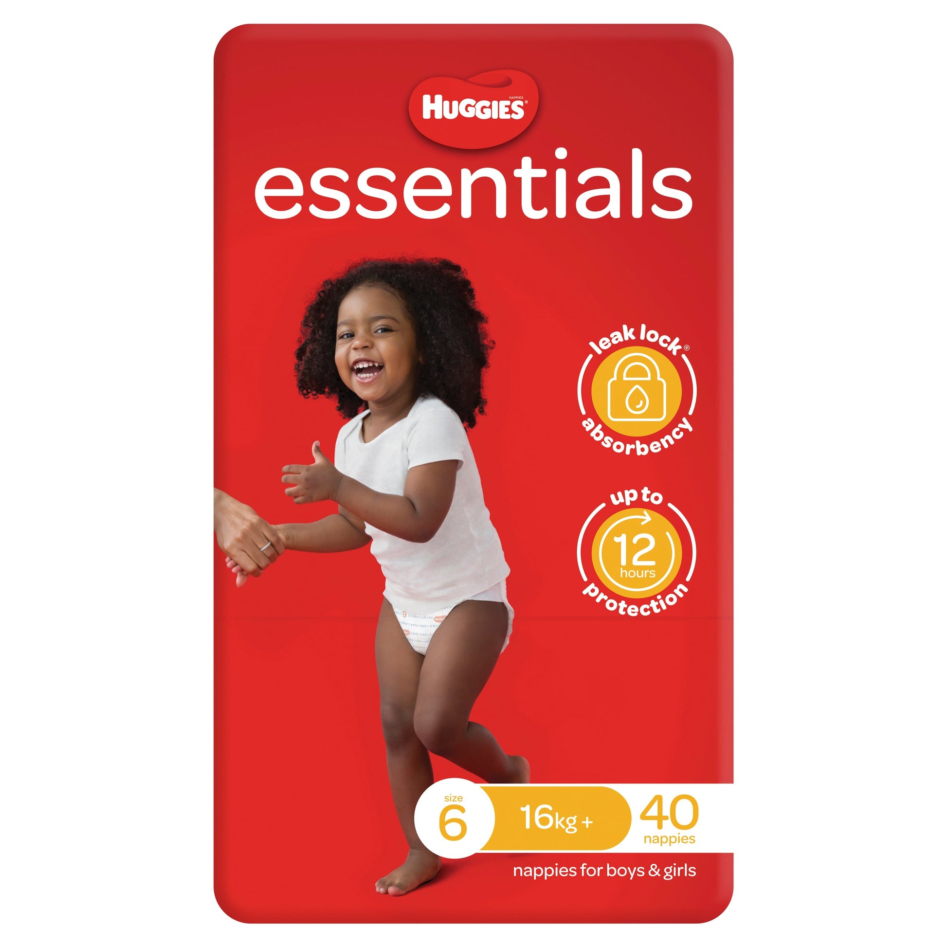 Huggies Essentials Nappies Size 6 (16+kg) 40 Pack - Cutprice Online