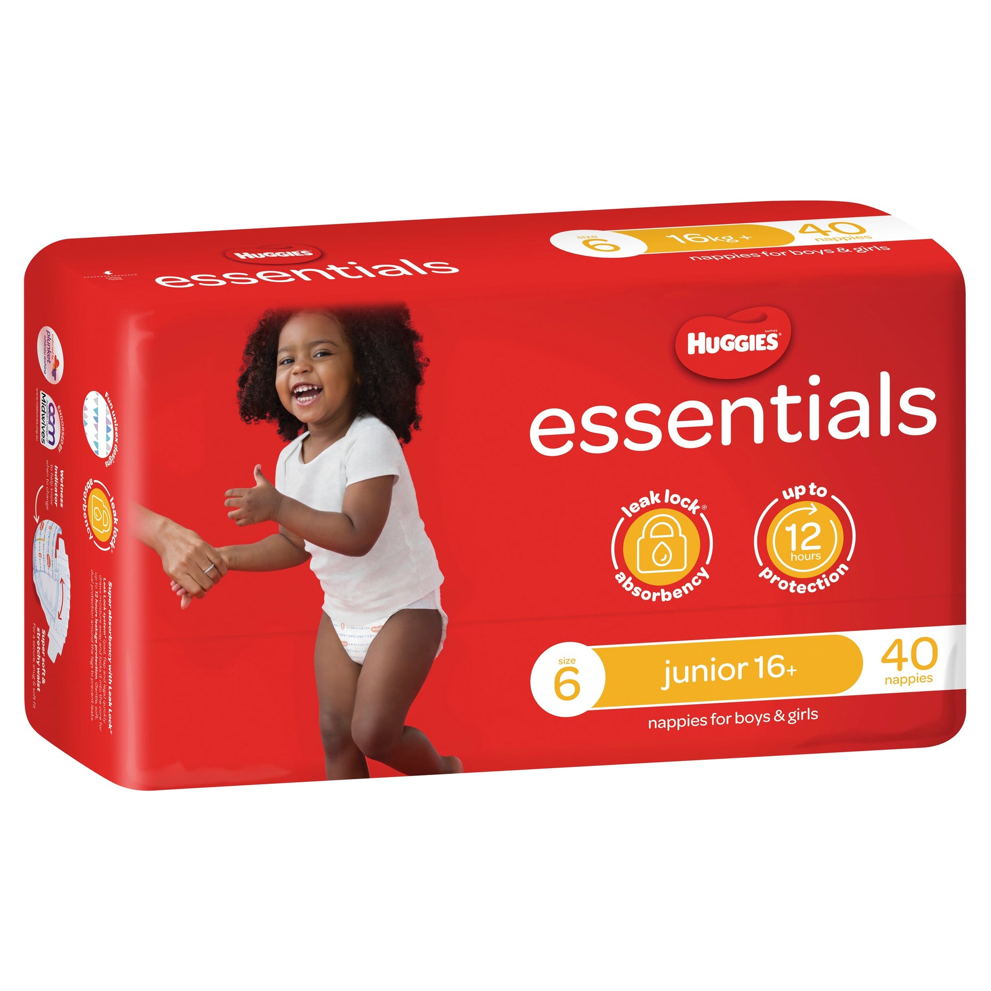 Huggies Essentials Nappies Size 6 (16+kg) 40 Pack - Cutprice Online