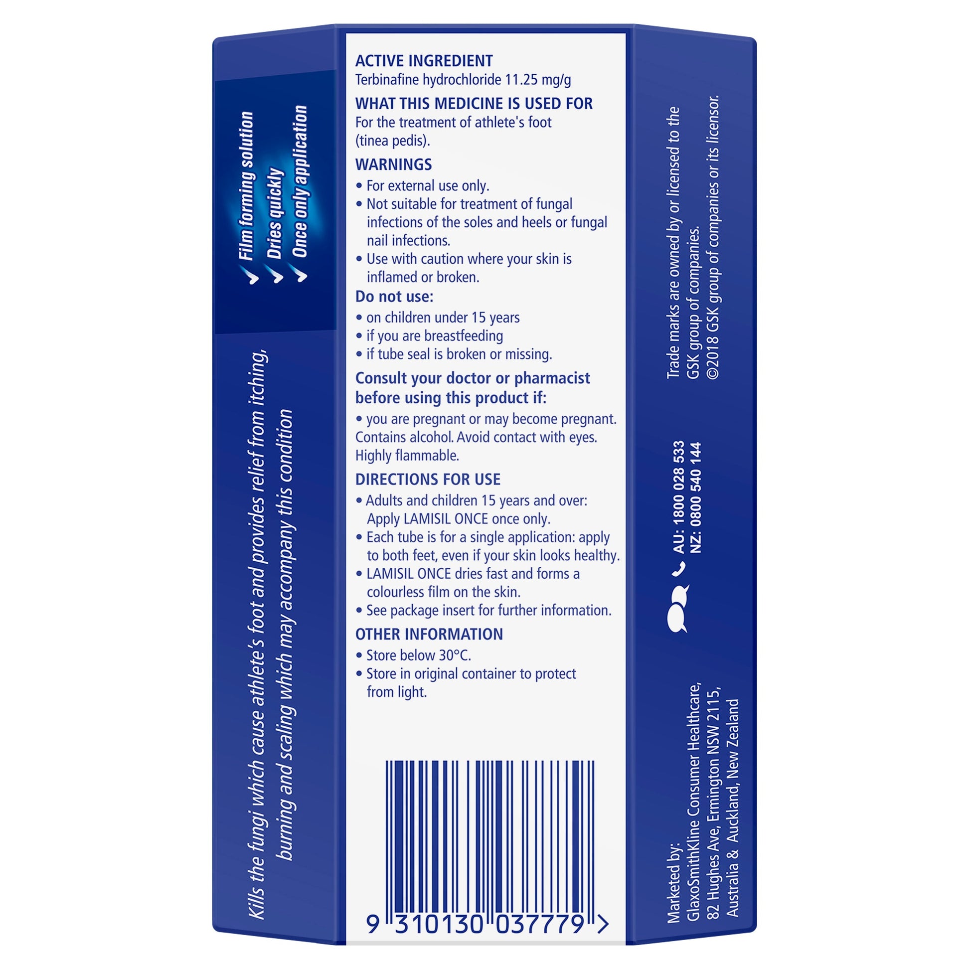 Lamisil Once Film Forming Solution 4g - Cutprice Online