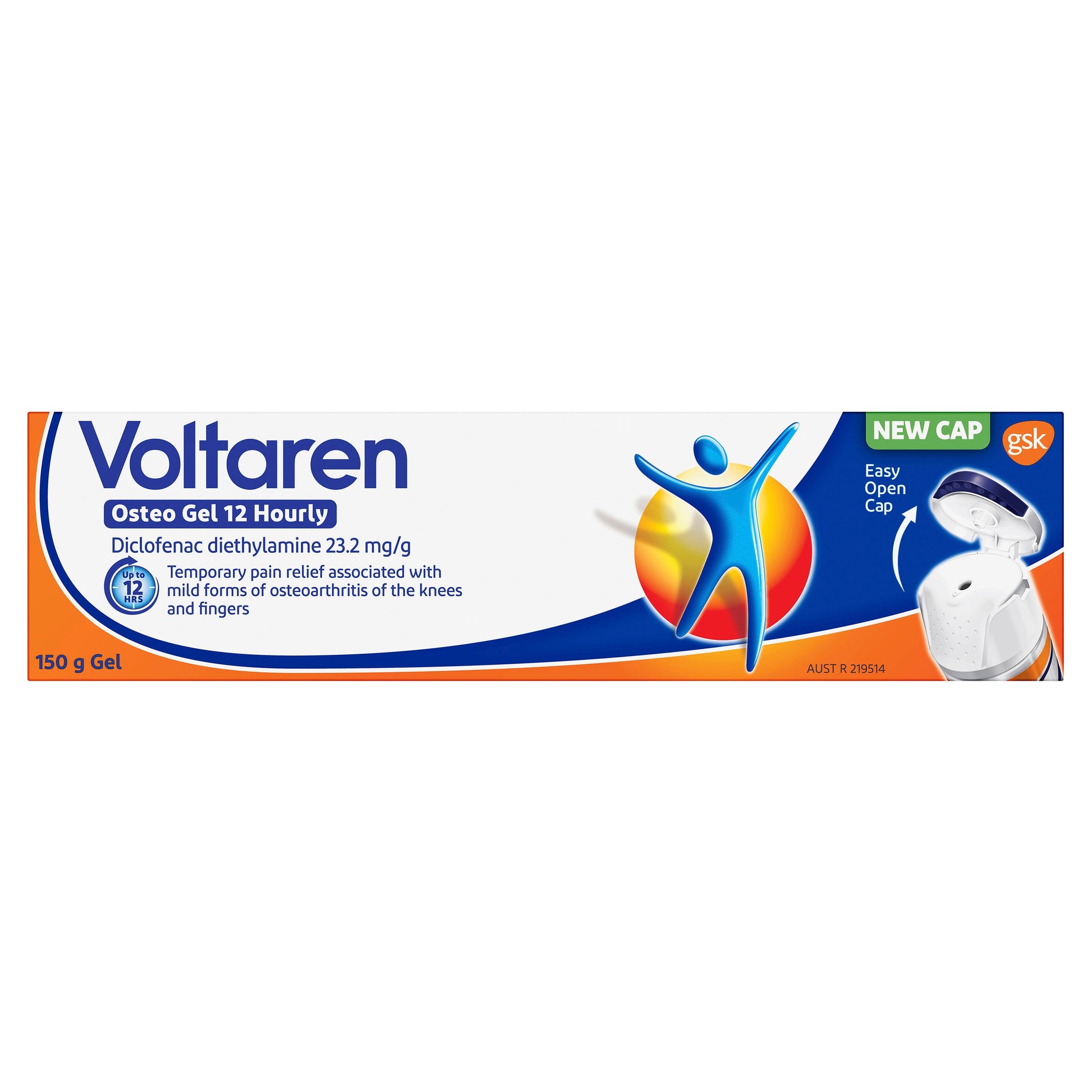 Voltaren Osteo Gel Osteoarthritis 12 Hour Pain Relief 150 g - Cutprice Online