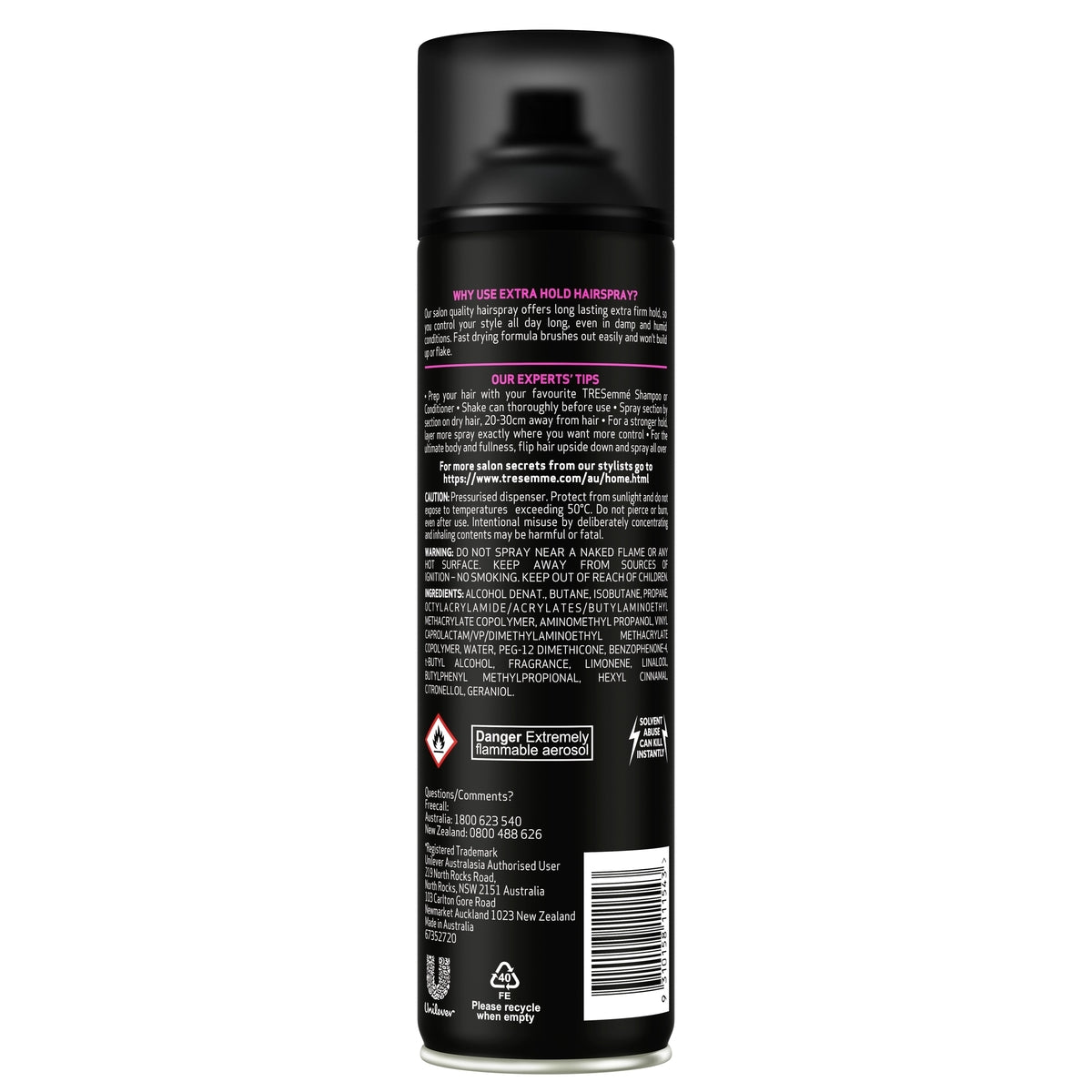 Tresemme Hair Spray Extra Hold 360g - Cutprice Online