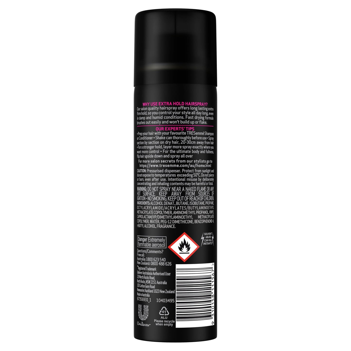 TRESemme Hairspray Extra Hold 75g - Cutprice Online