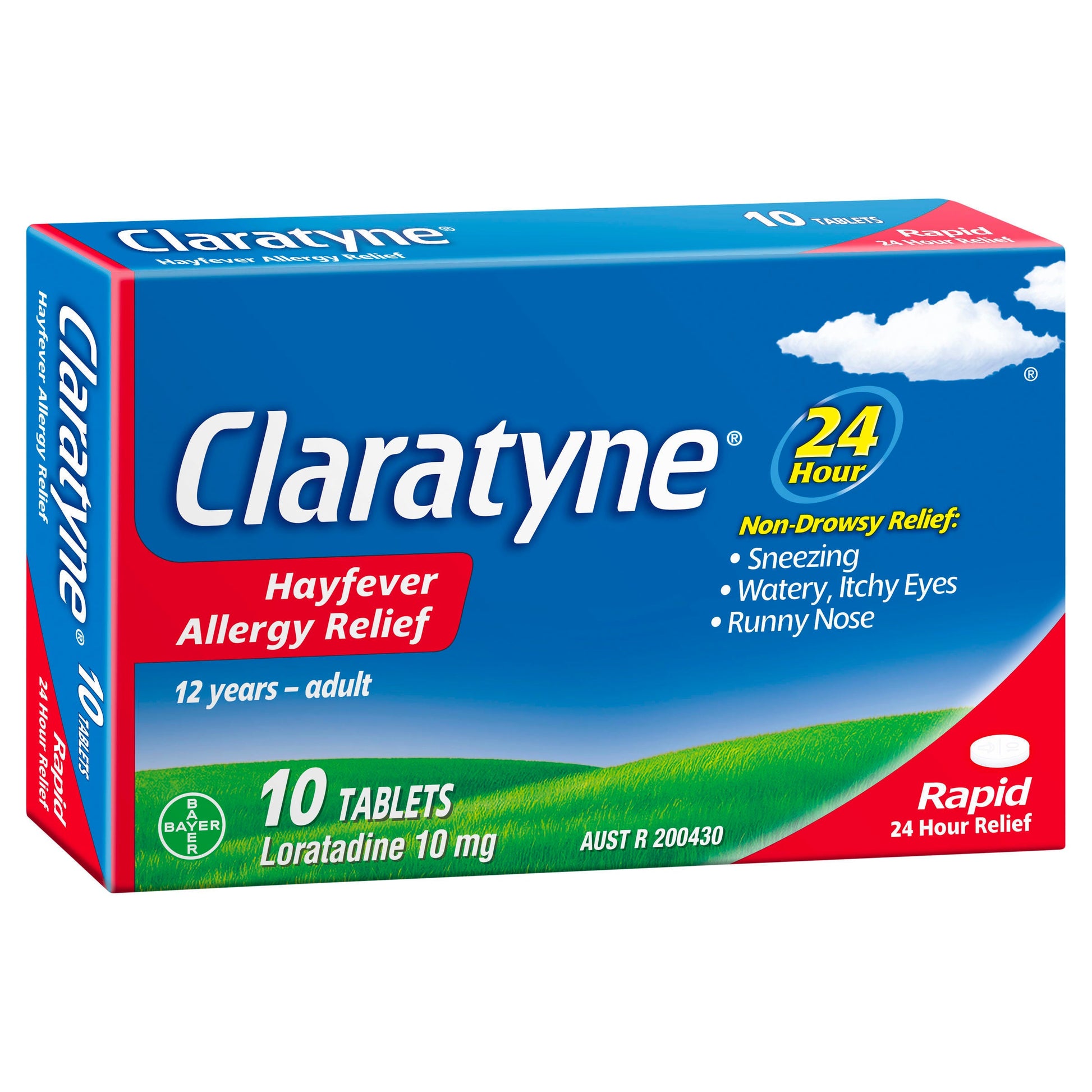 Claratyne Hayfever Allergy Relief Antihistamine 10 Tablets - Cutprice Online
