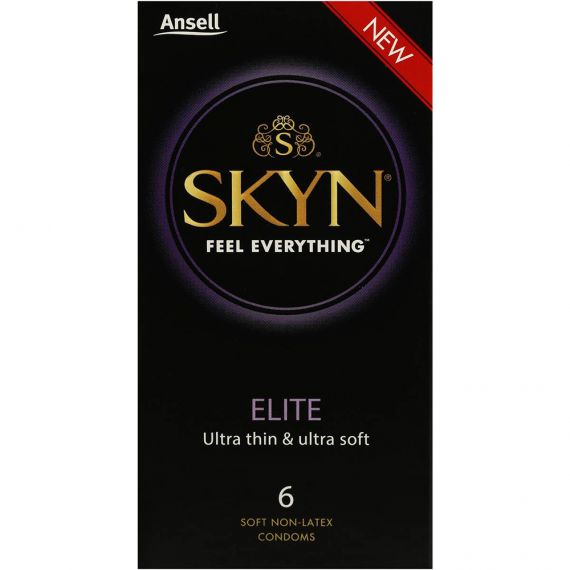 Skyn Elite Soft Non-Latex Condoms 6 Pack - Cutprice Online