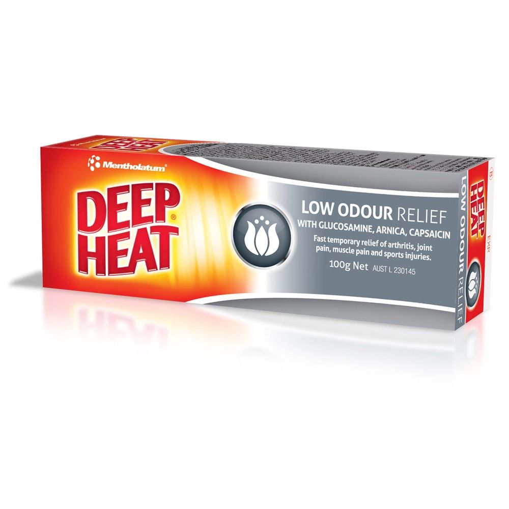 Deep Heat Low Odour Cream 100g - Cutprice Online