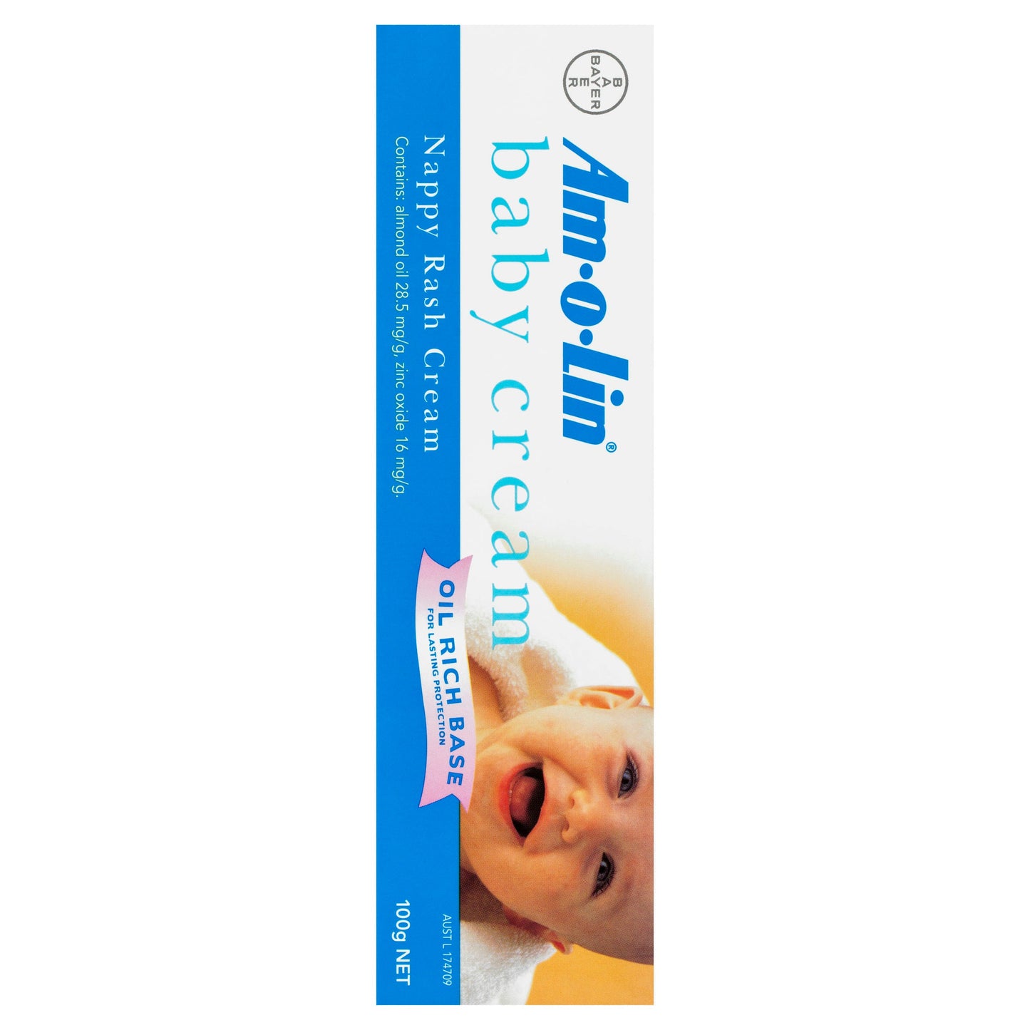 Amolin Baby Cream for Nappy Rash Tube 100g - Cutprice Online