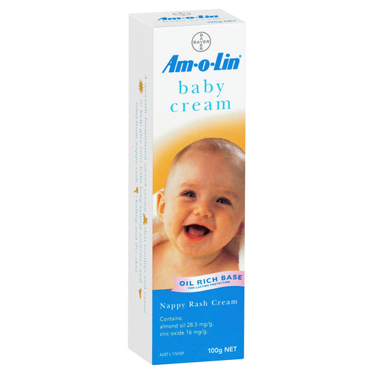 Amolin Baby Cream for Nappy Rash Tube 100g - Cutprice Online