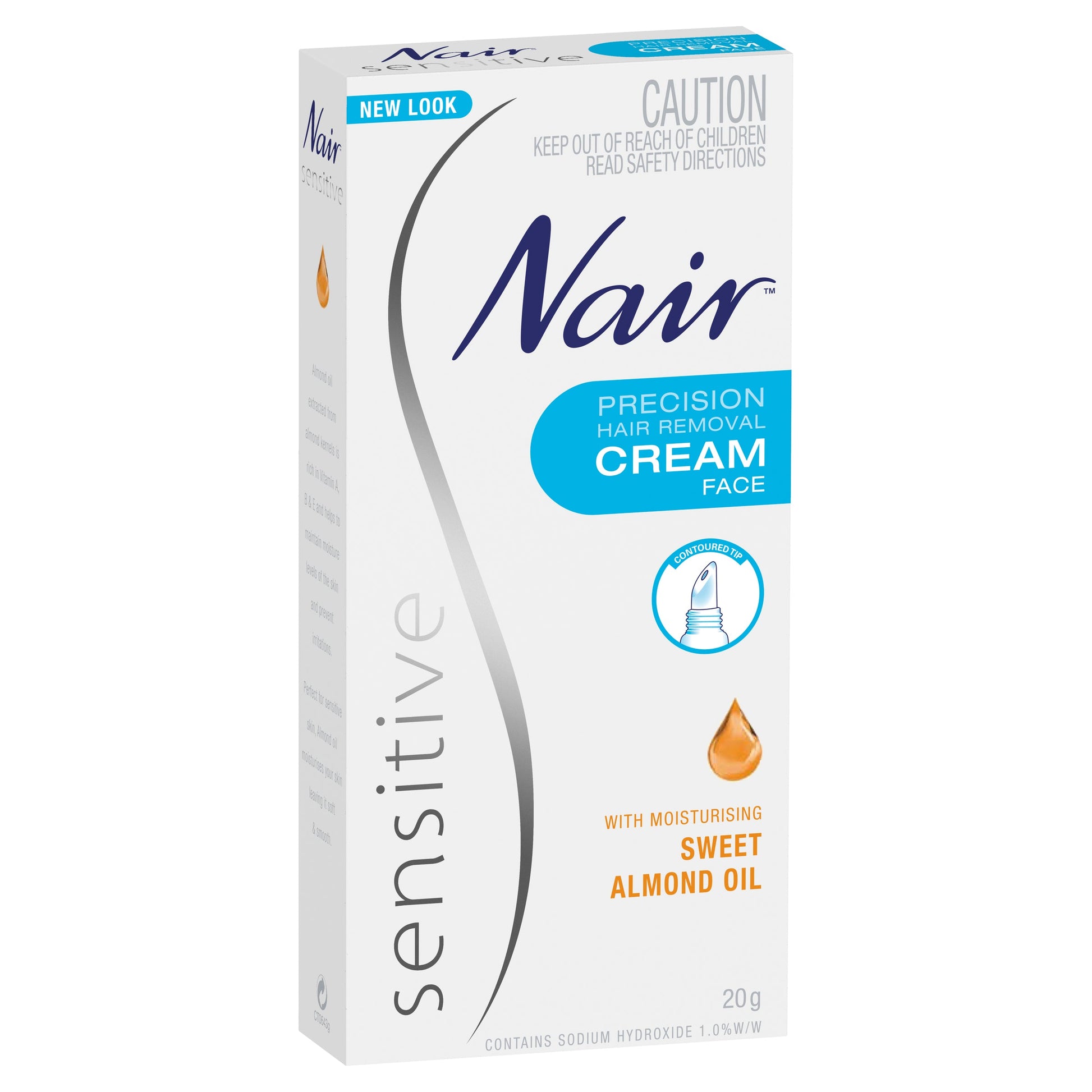 Nair Precision Facial Hair Remover Cream Sensitive 20g - Cutprice Online