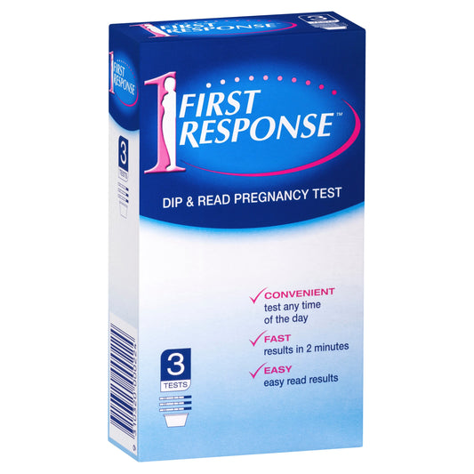 First Response Dip and Read Pregnancy Test 3 Tests - Cutprice Online