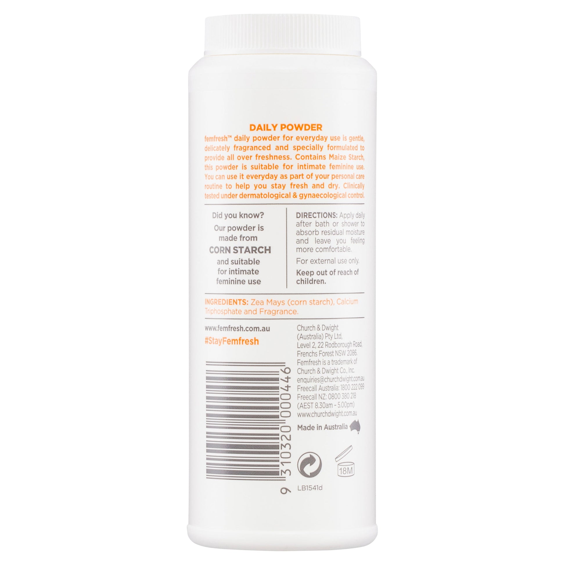 Femfresh Daily Powder with Delicate Scent 100g - Cutprice Online