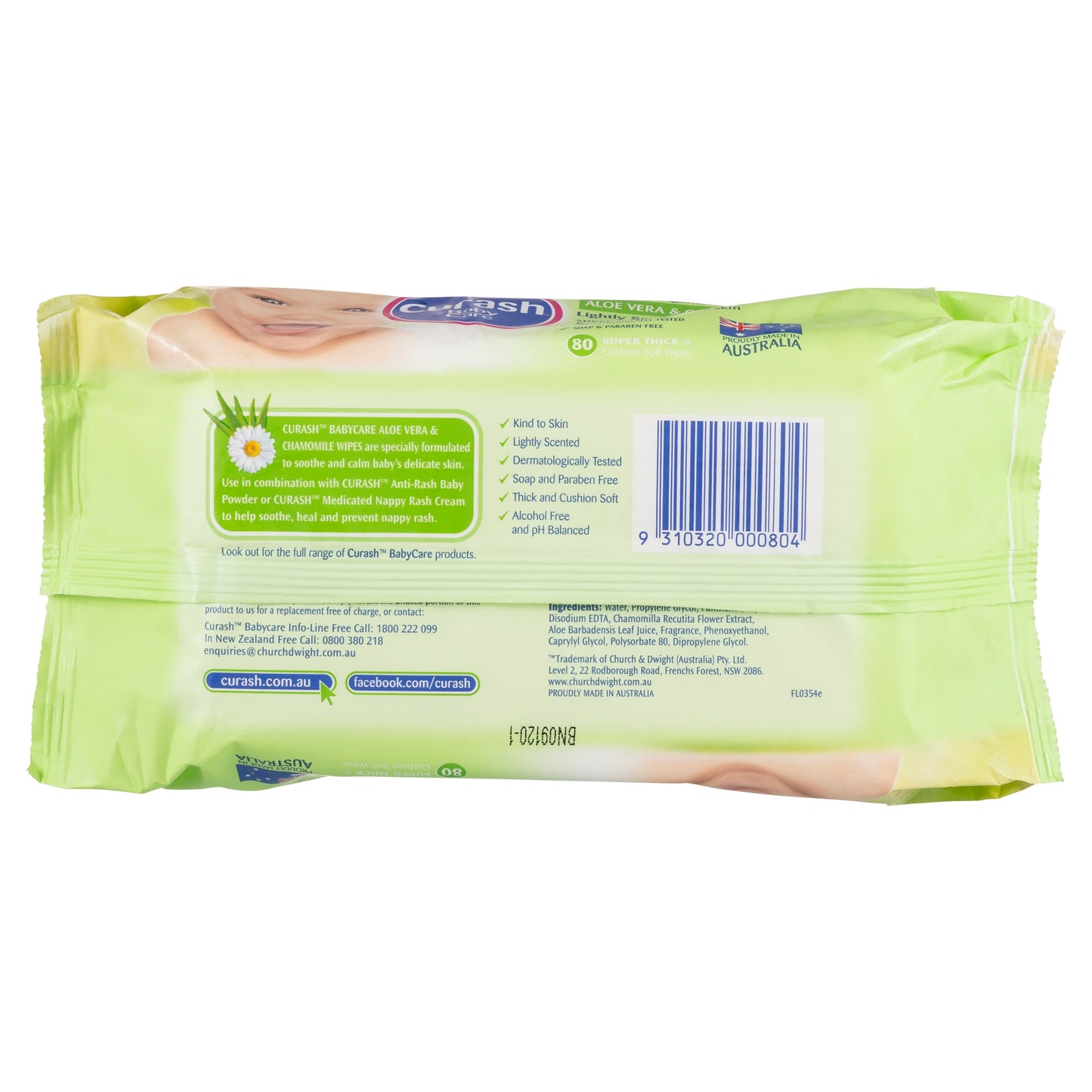 Curash Baby Soothing Aloe Vera & Chamomile 80 - Cutprice Online
