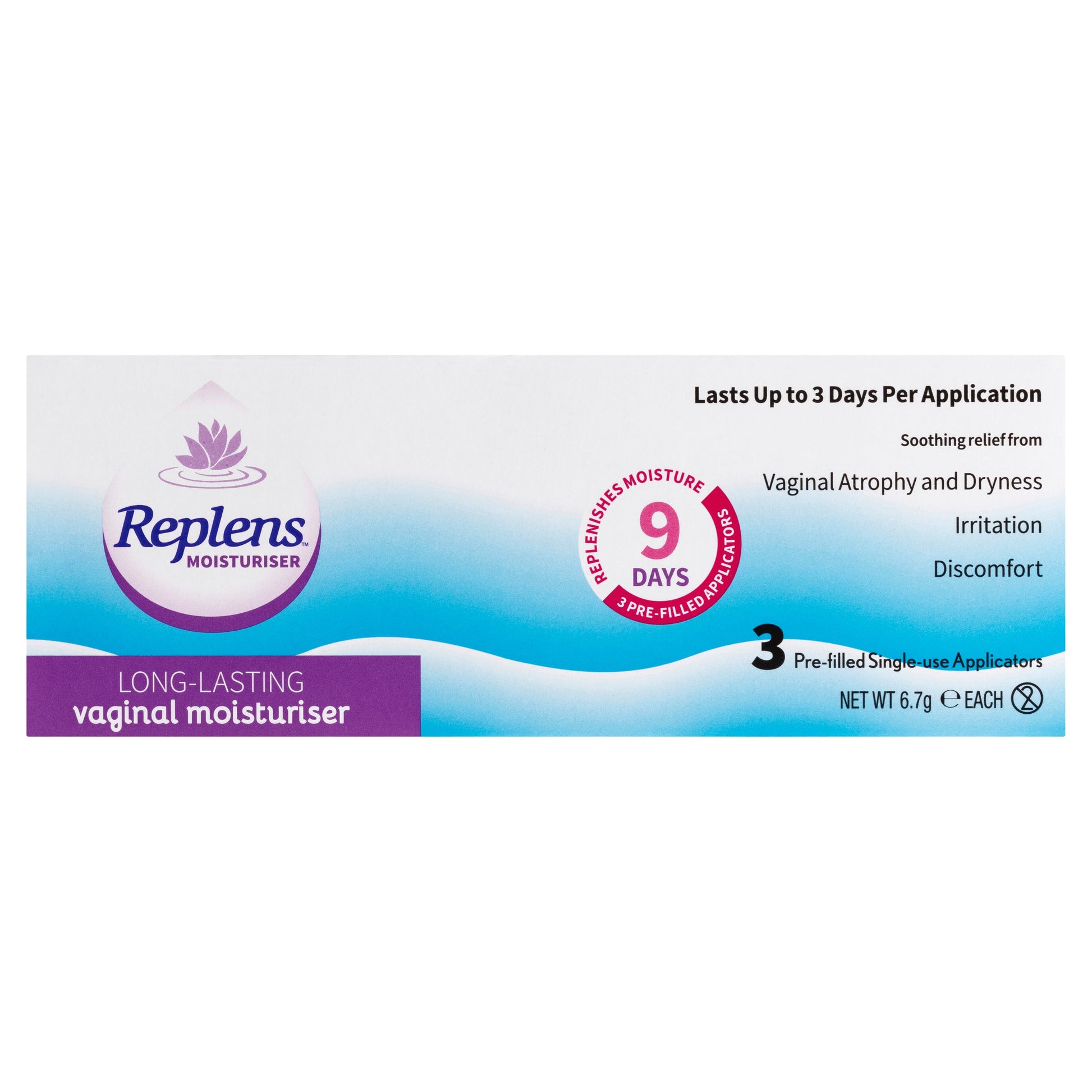 Replens Vaginal Moisturiser 3 Pack - Cutprice Online