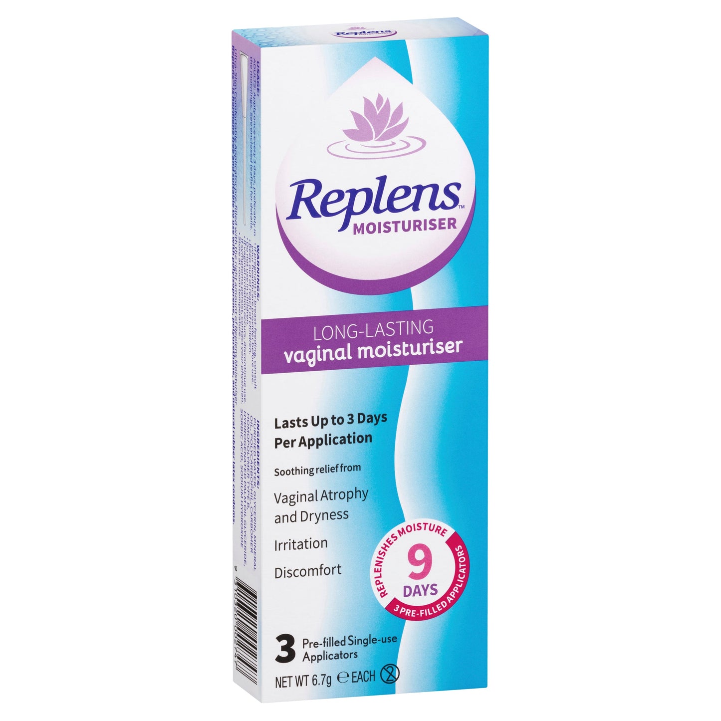 Replens Vaginal Moisturiser 3 Pack - Cutprice Online