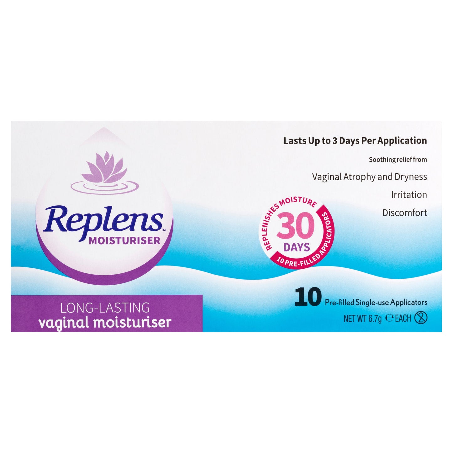 Replens Vaginal Moisturiser 10 pack - Cutprice Online