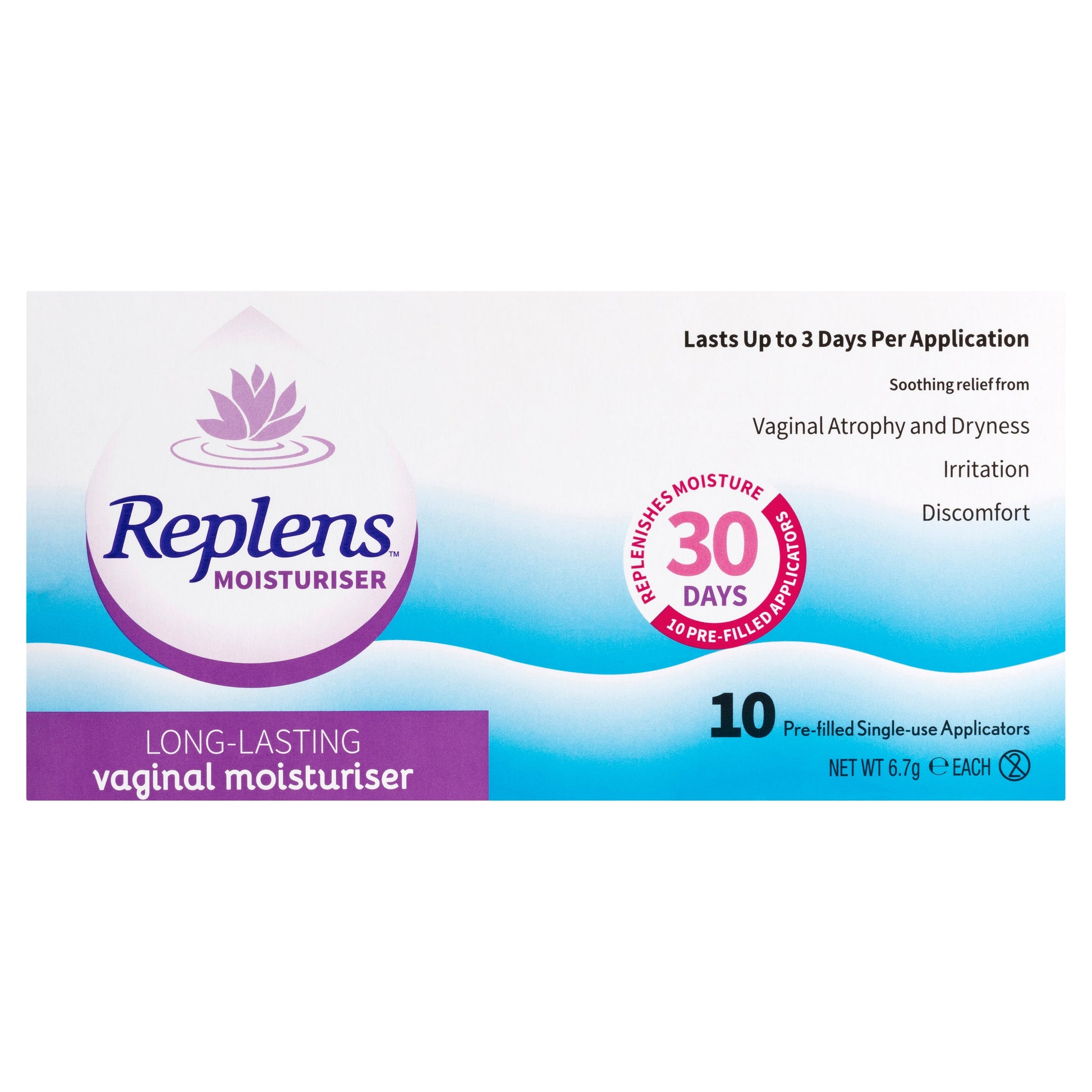 Replens Vaginal Moisturiser 10 pack - Cutprice Online