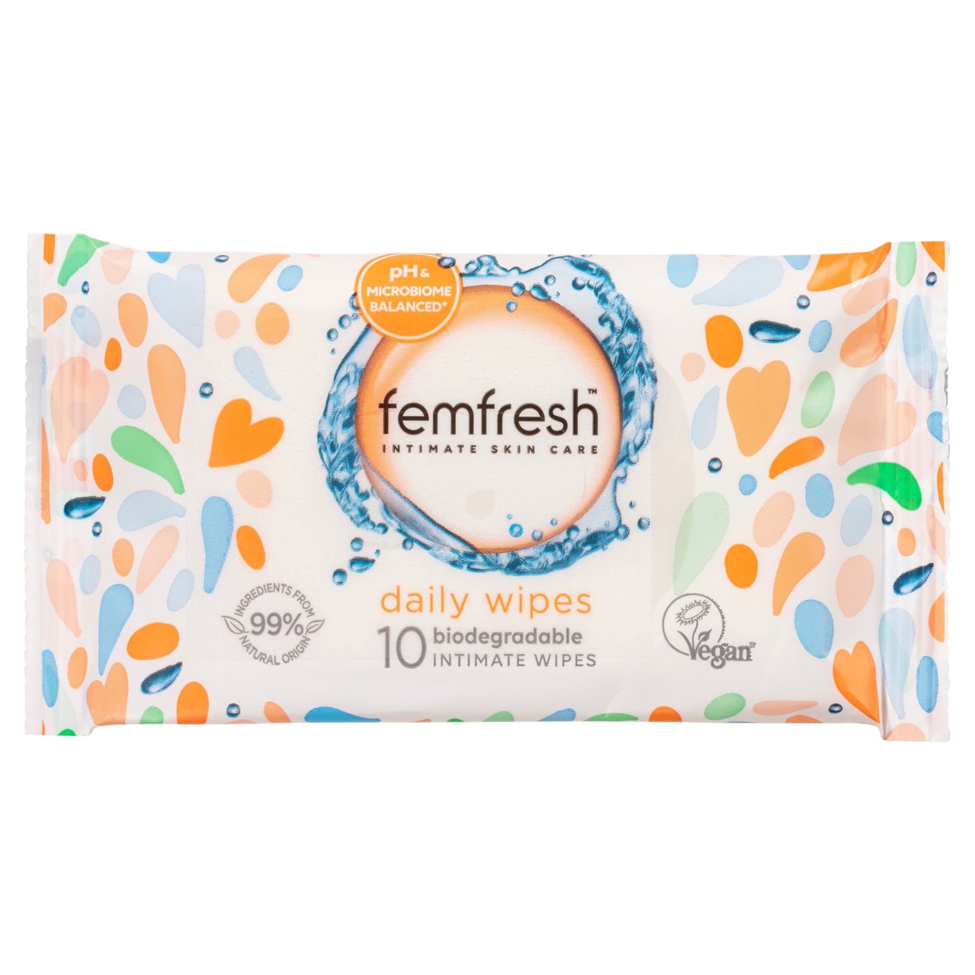 Femfresh Pocket Wipes 10 Travel Pack - Cutprice Online